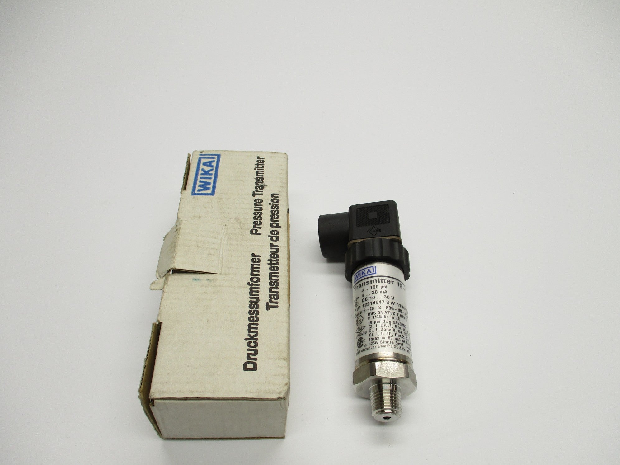 WIKA IS-20-S 0-160PSI NSMP