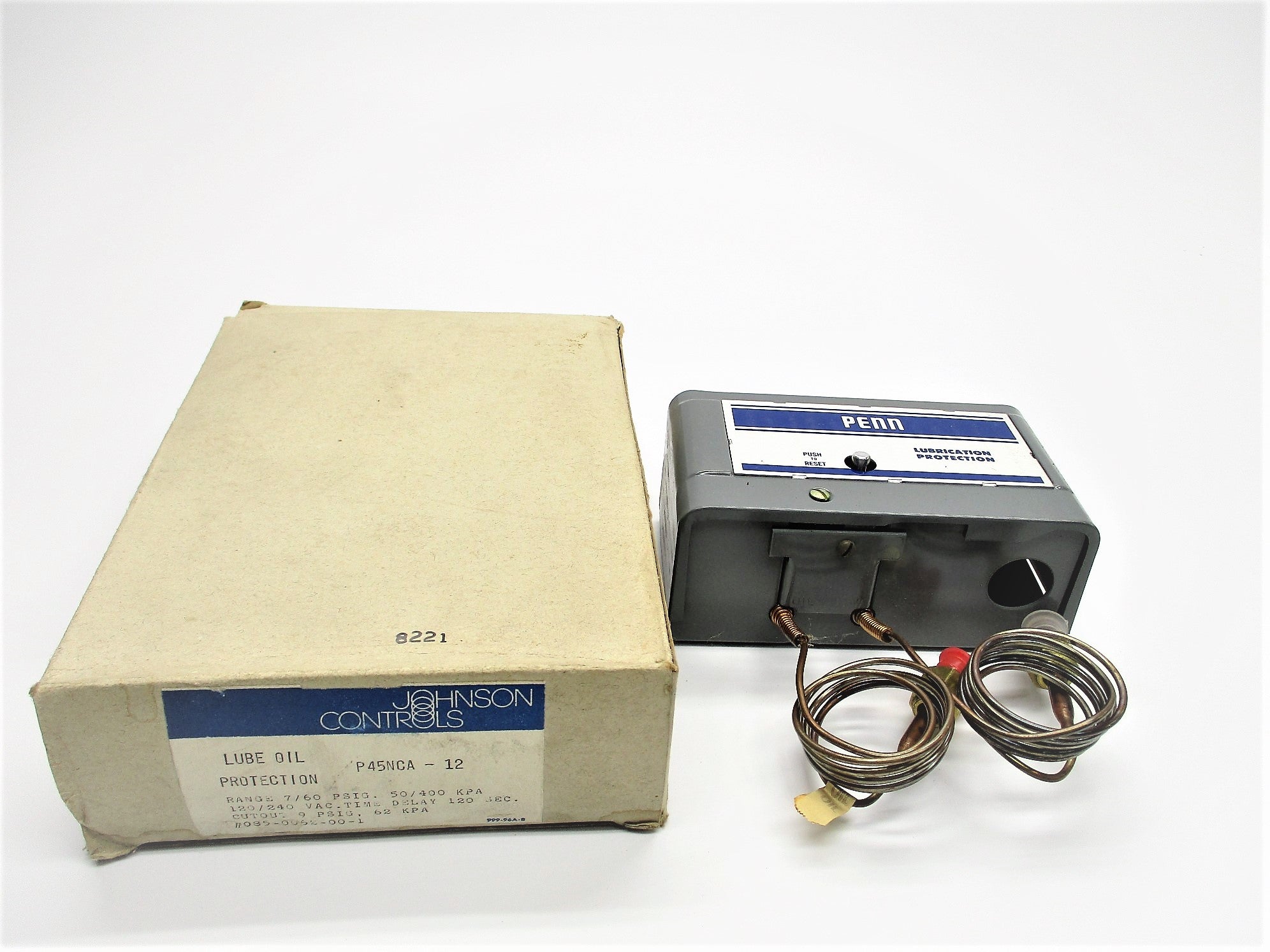 JOHNSON CONTROLS P45NCA-12 9PSI 120S NSMP
