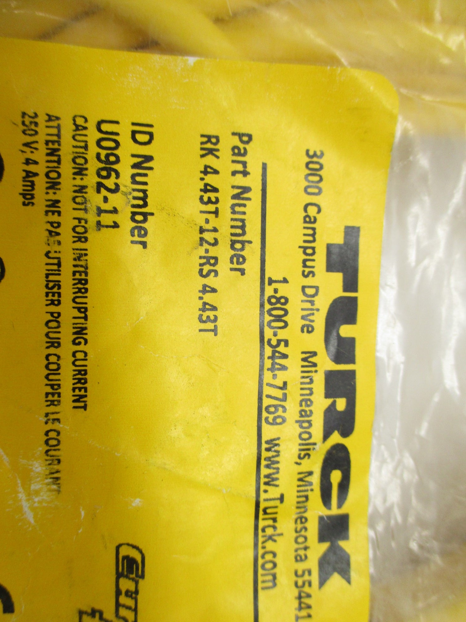 TURCK RK4.43T-12-RS4.43T NSMP