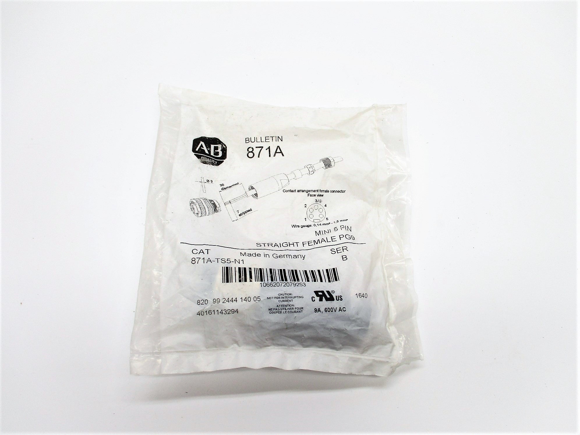 ALLEN BRADLEY 871A-TS5-N1 SER. B (WH) NSMP