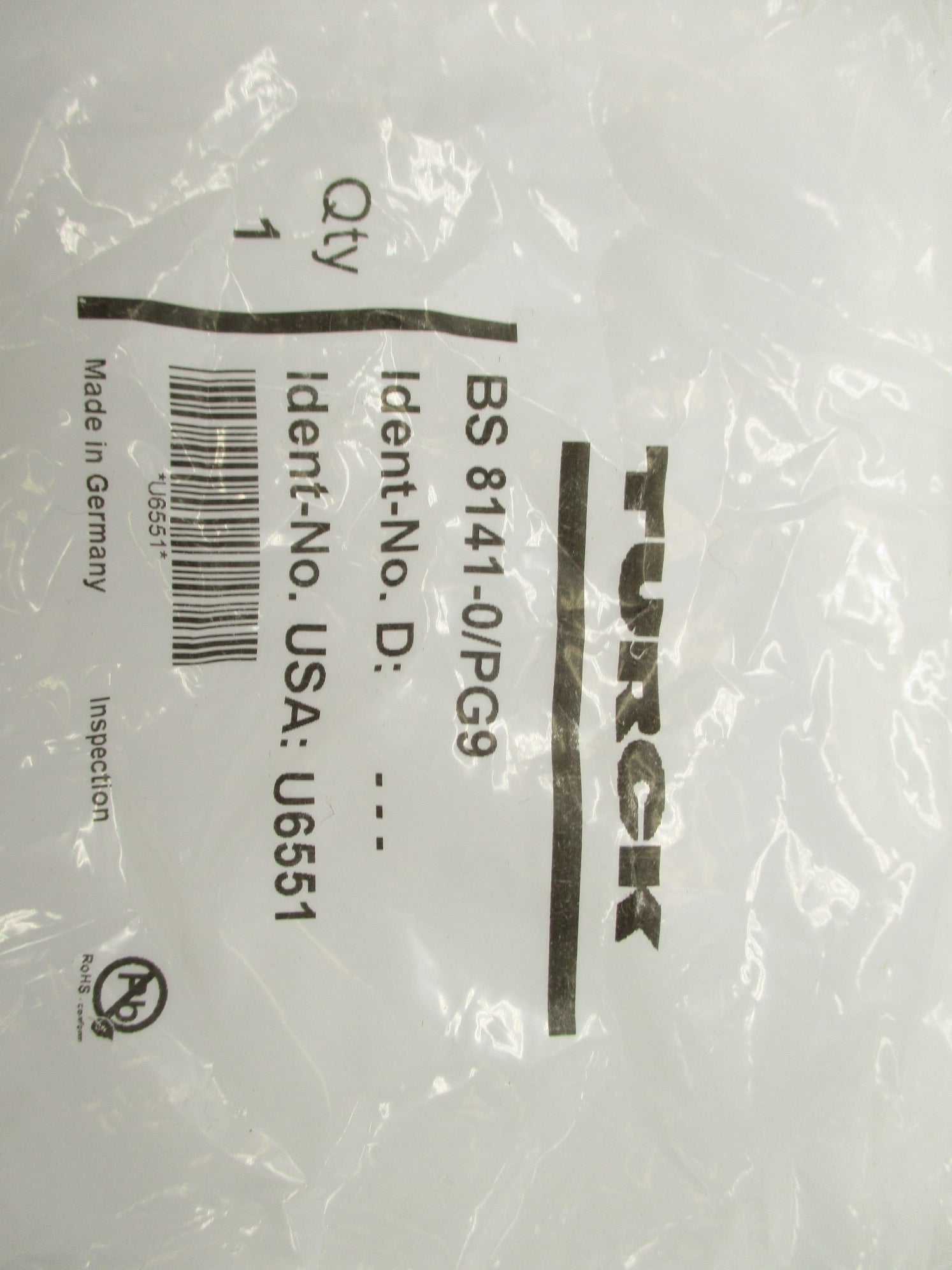 TURCK BS8141-0/PG9 NSMP