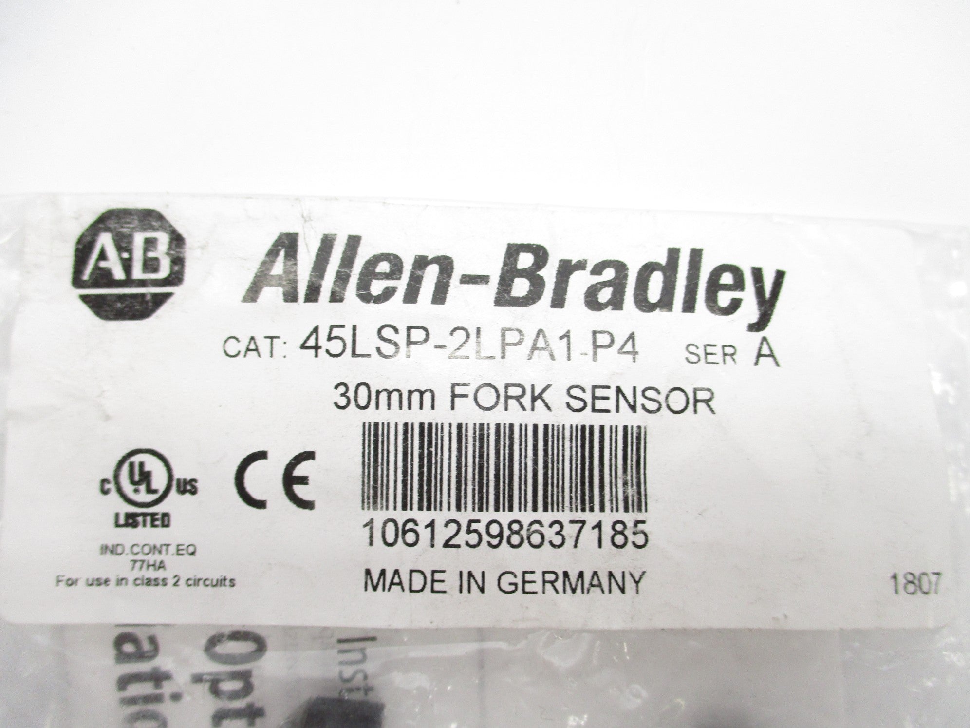 ALLEN BRADLEY 45LSP-2LPA1-P4 SER. A (WH) NSMP