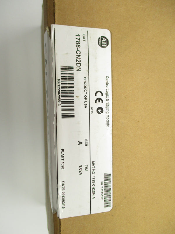 ALLEN BRADLEY 1788-CN2DN SER. A F/W 1.024 24VDC NSMP