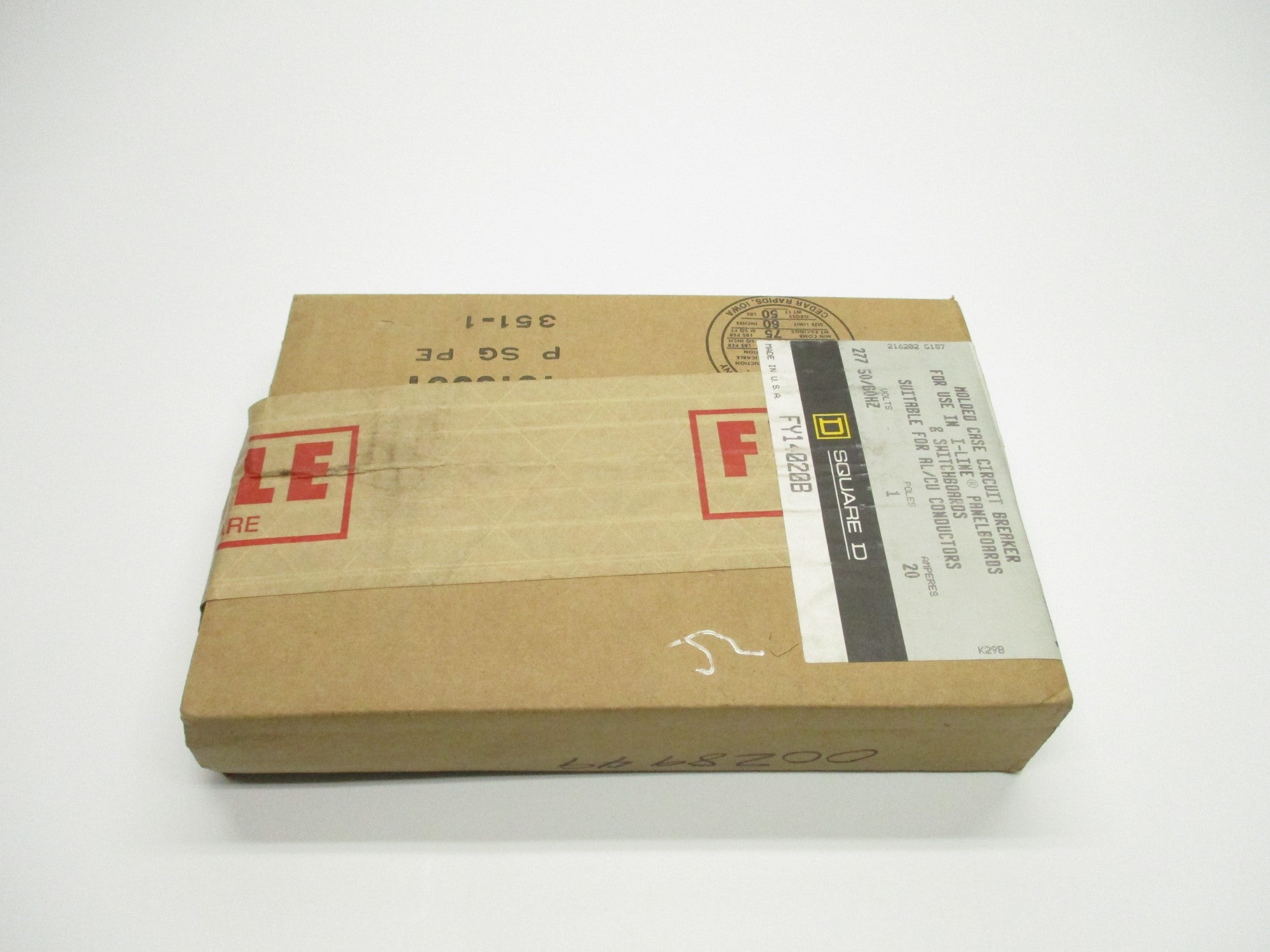 SQUARE D FY14020B SER. 2 20A 277V NSFS