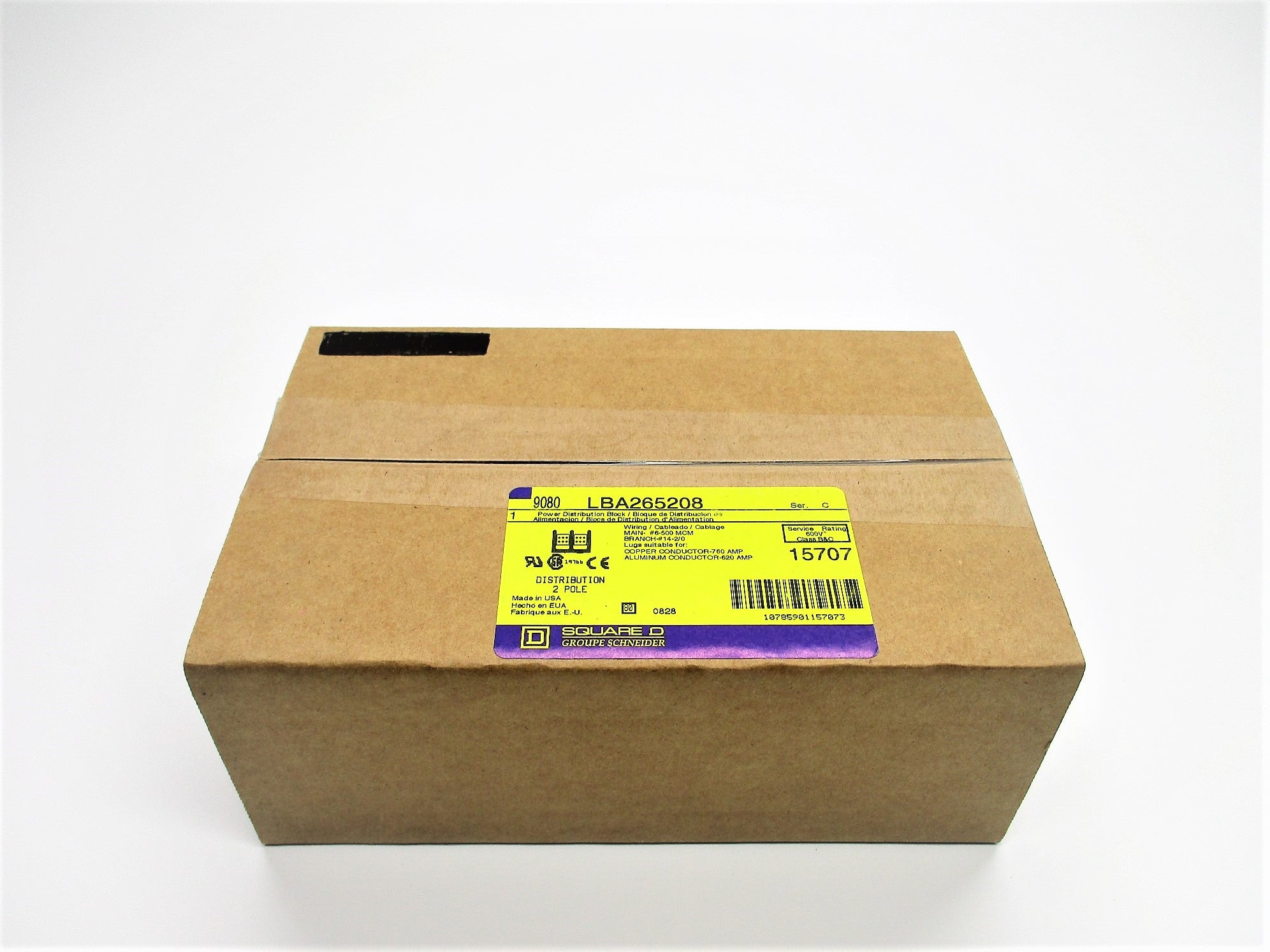 SQUARE D 9080LBA265208 SER. C 600V 760A NSFS