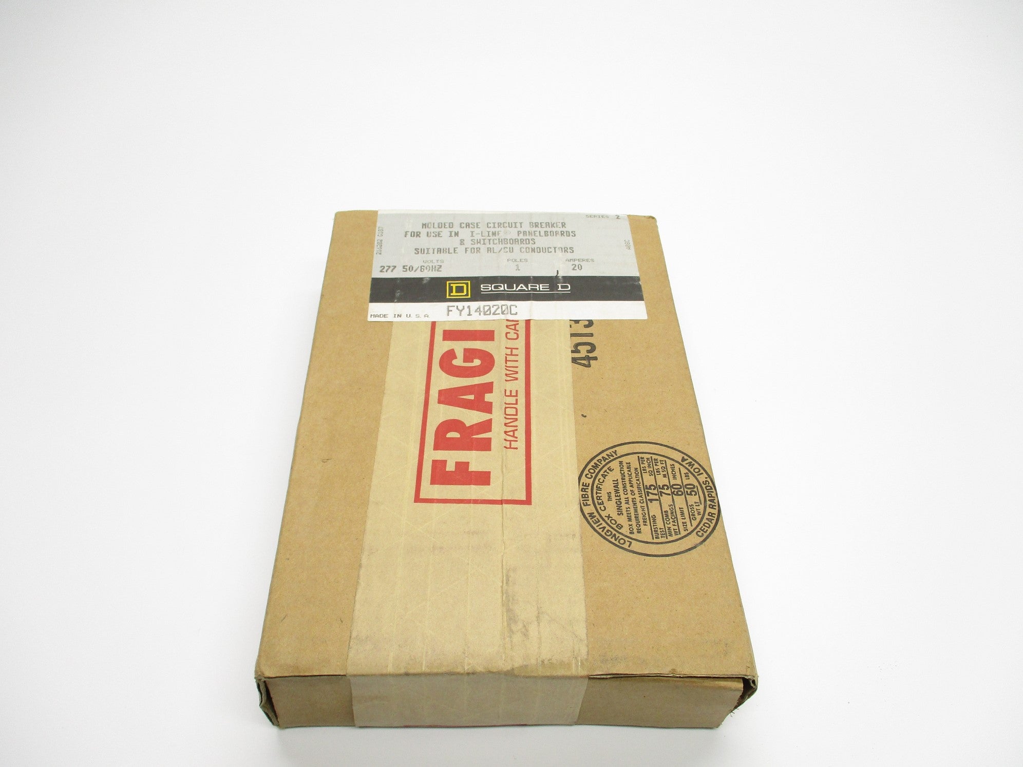 SQUARE D FY14020C SER. 2 20A 277V NSFS