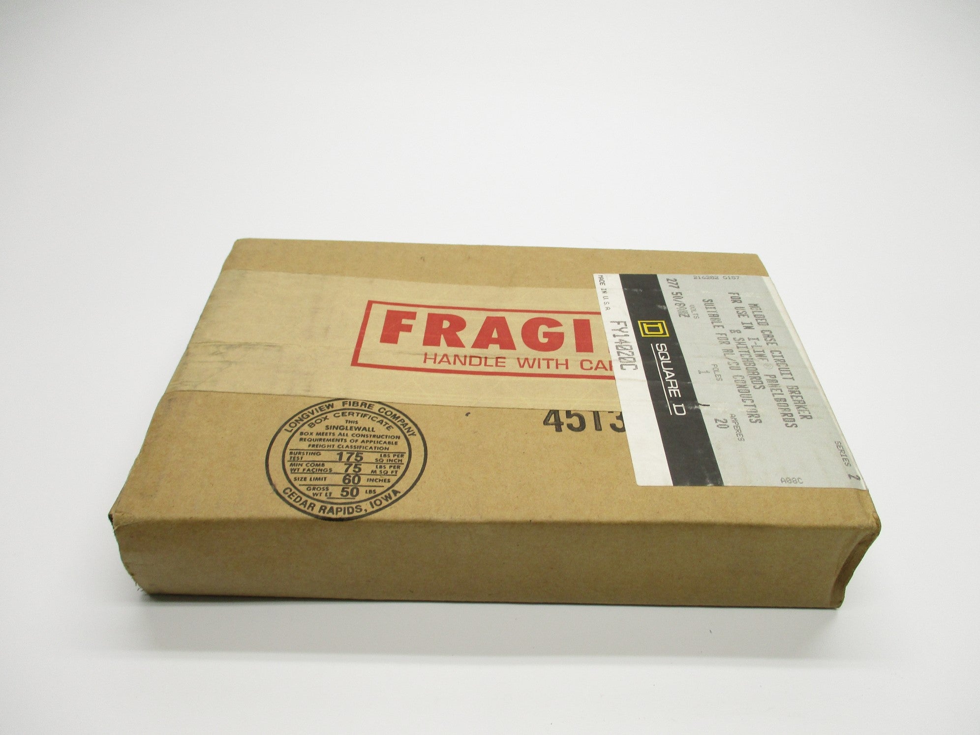 SQUARE D FY14020C SER. 2 20A 277V NSFS