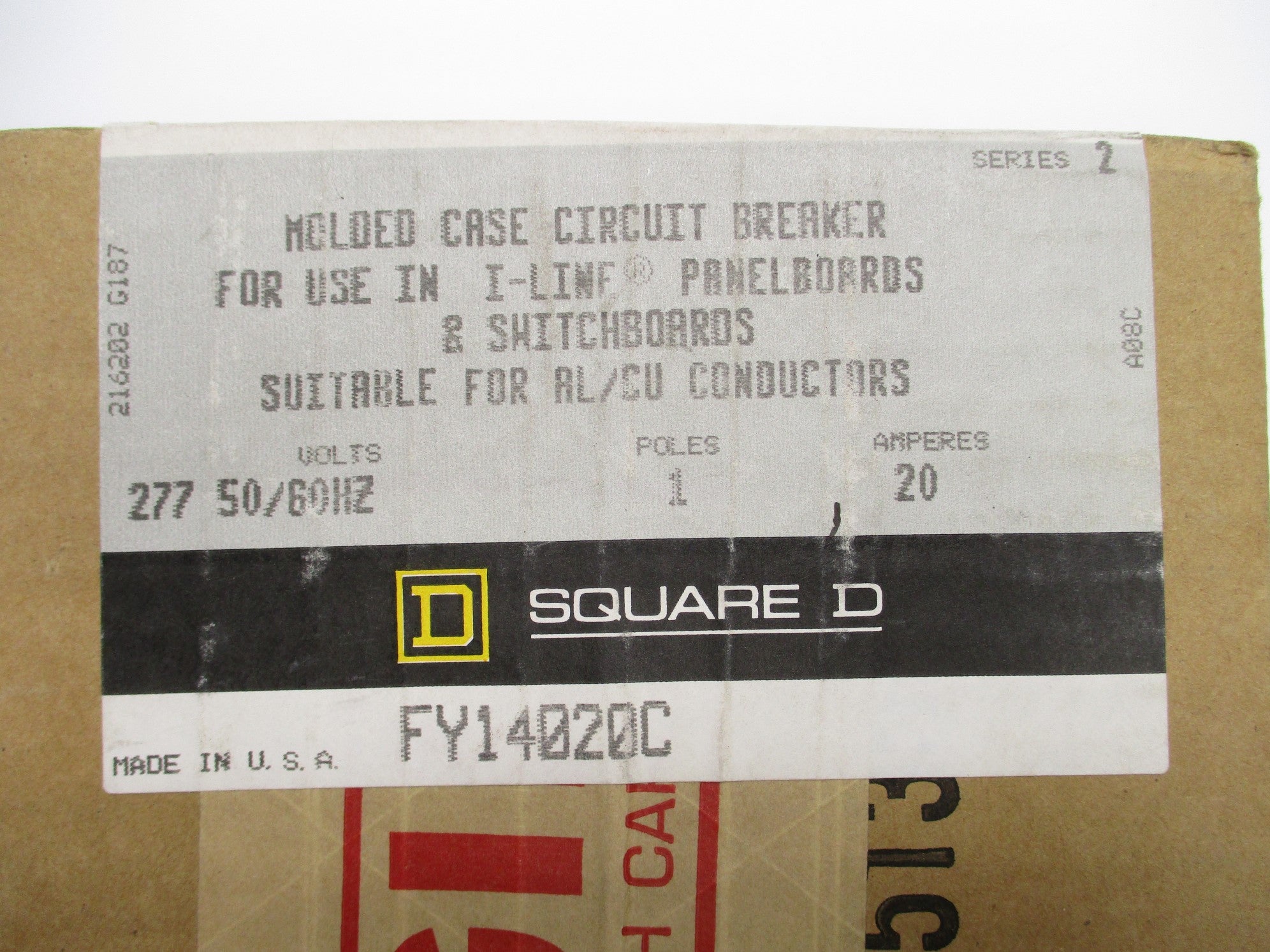 SQUARE D FY14020C SER. 2 20A 277V NSFS