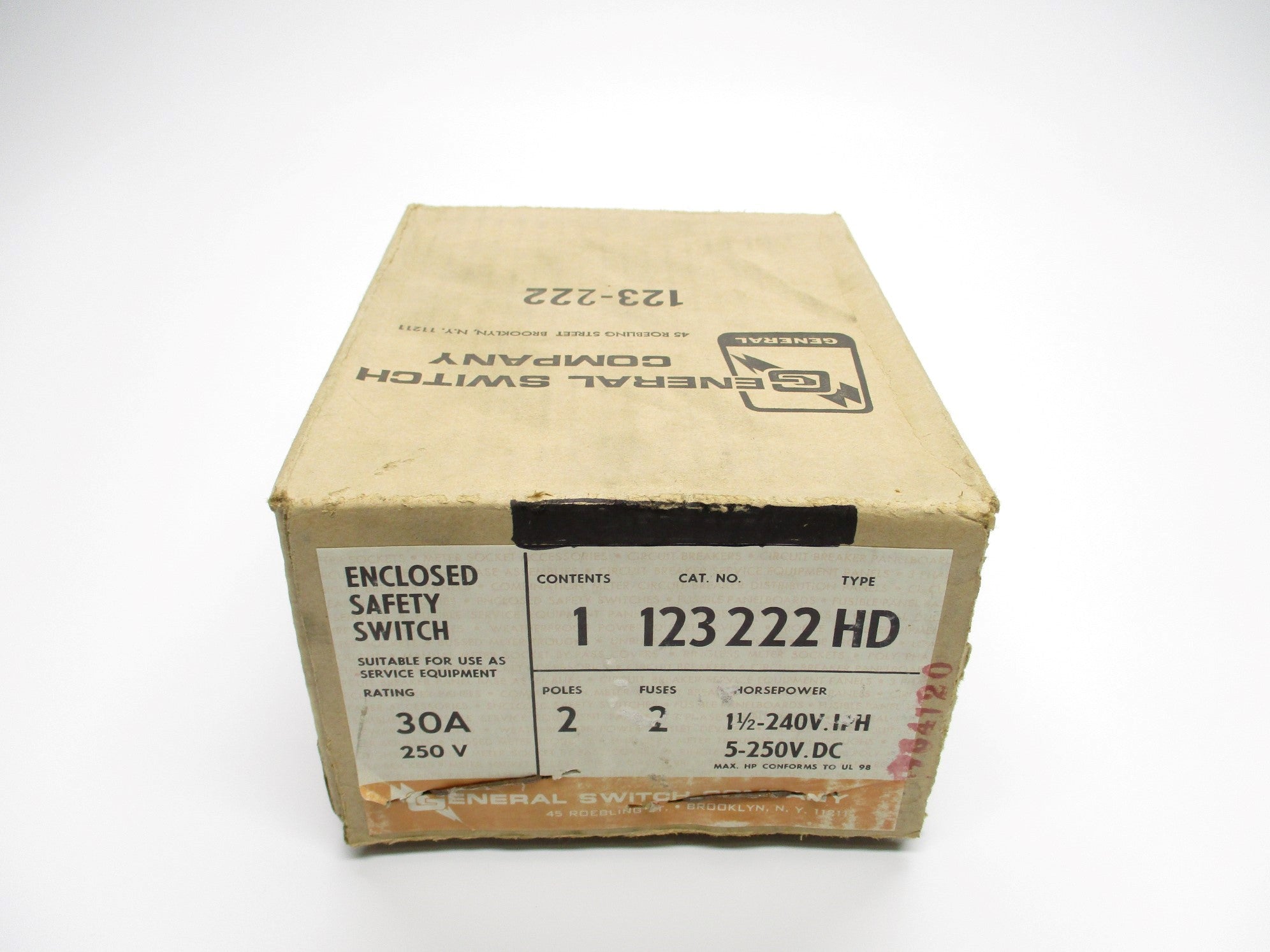 GENERAL SWITCH 123222HD NSFS