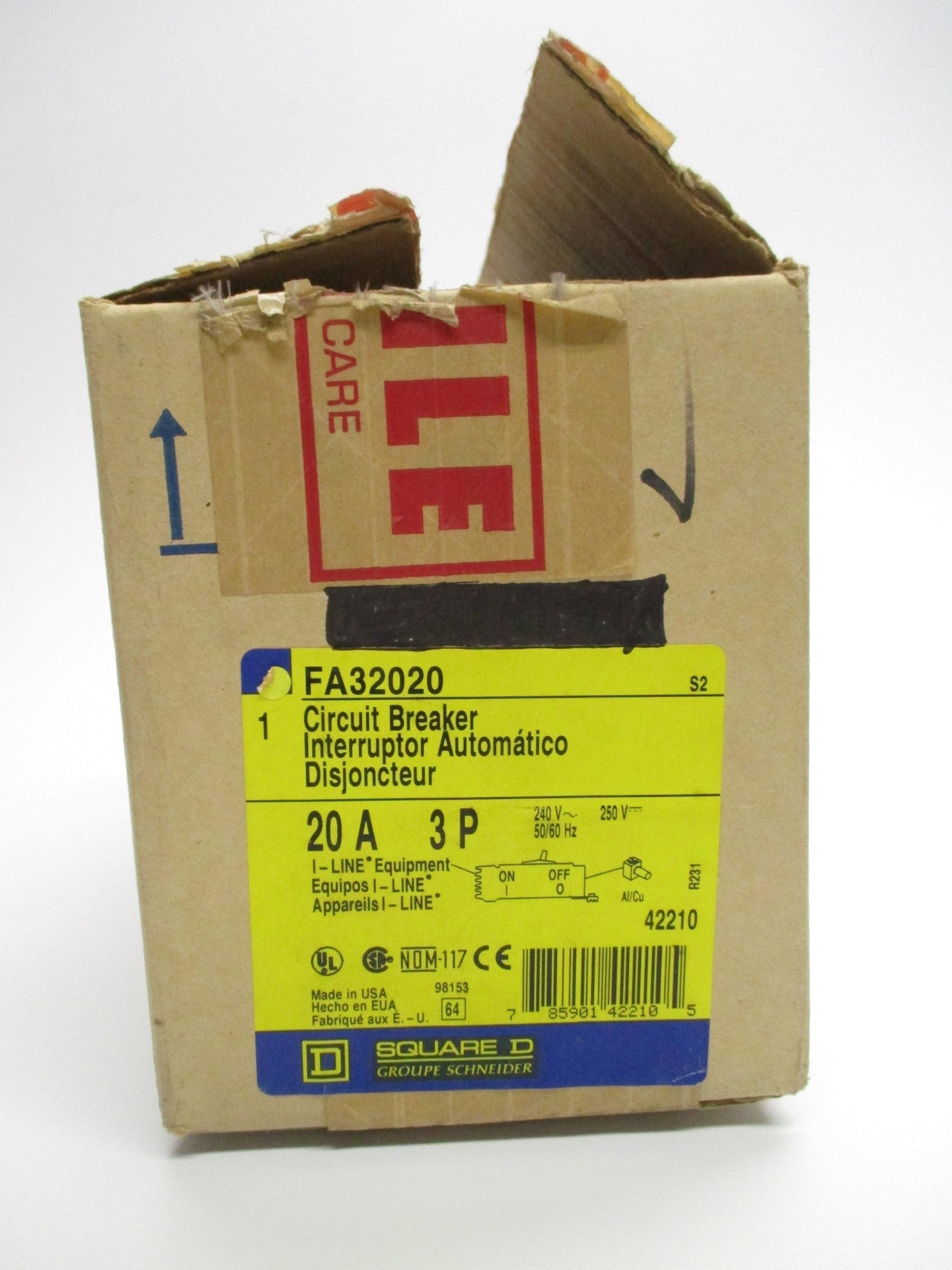 SQUARE D FA32020 20A 240V (GREY) NSMP