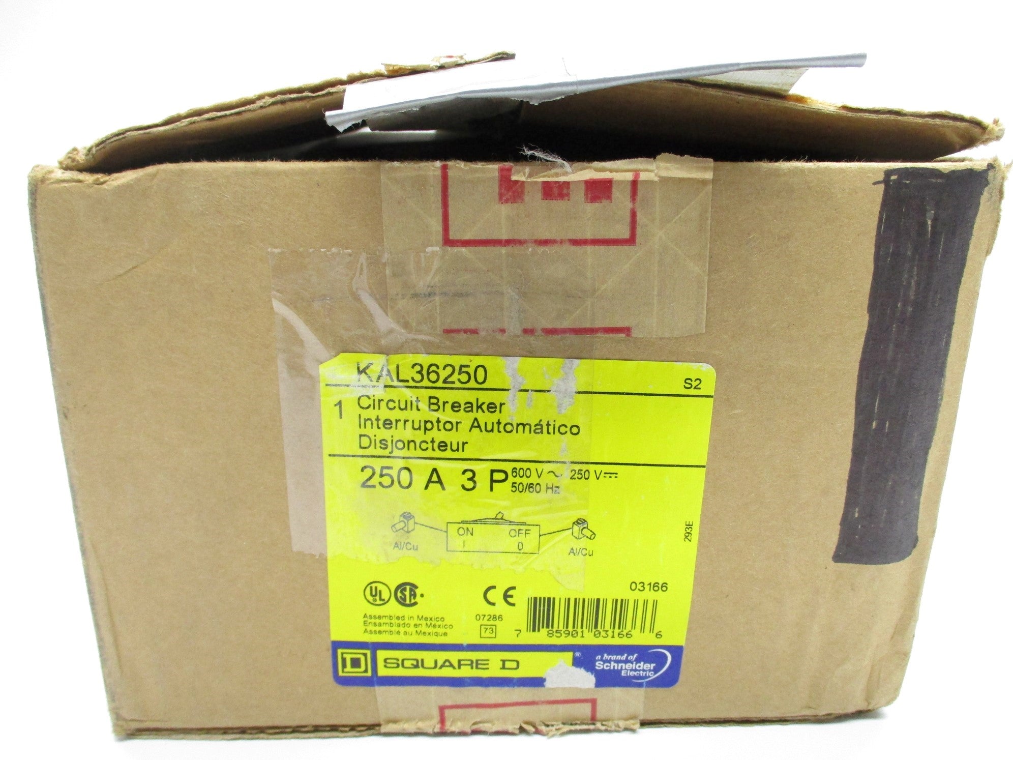 SQUARE D KAL36250 250A 600V (GREEN) NSMP