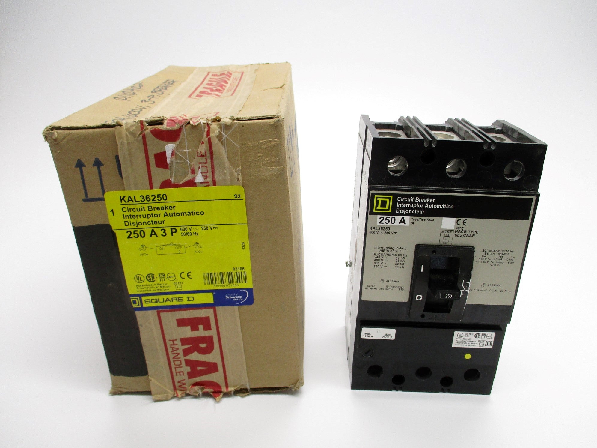 SQUARE D KAL36250 250A 600V (GREY) NSMP