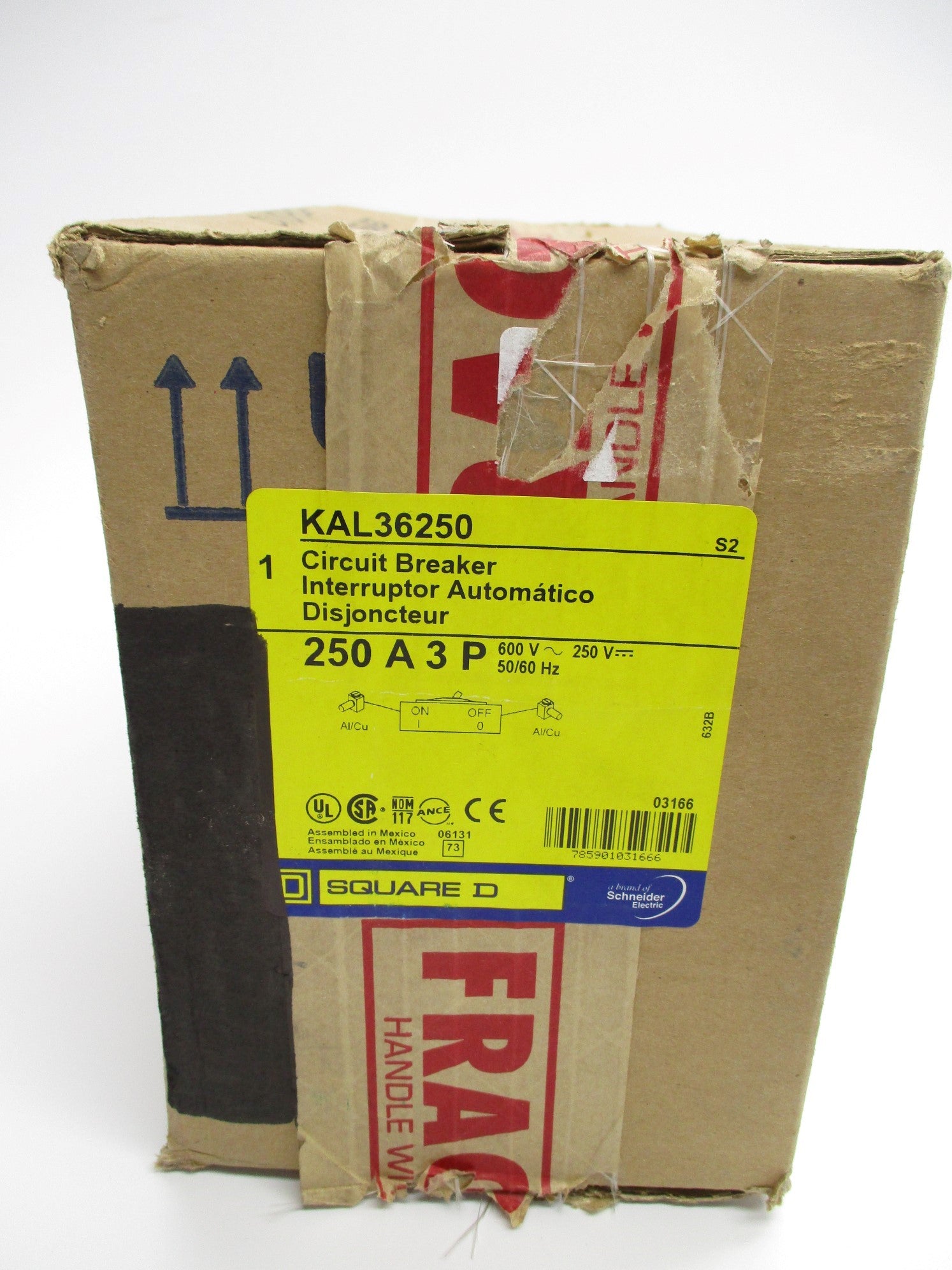 SQUARE D KAL36250 250A 600V (GREY) NSMP