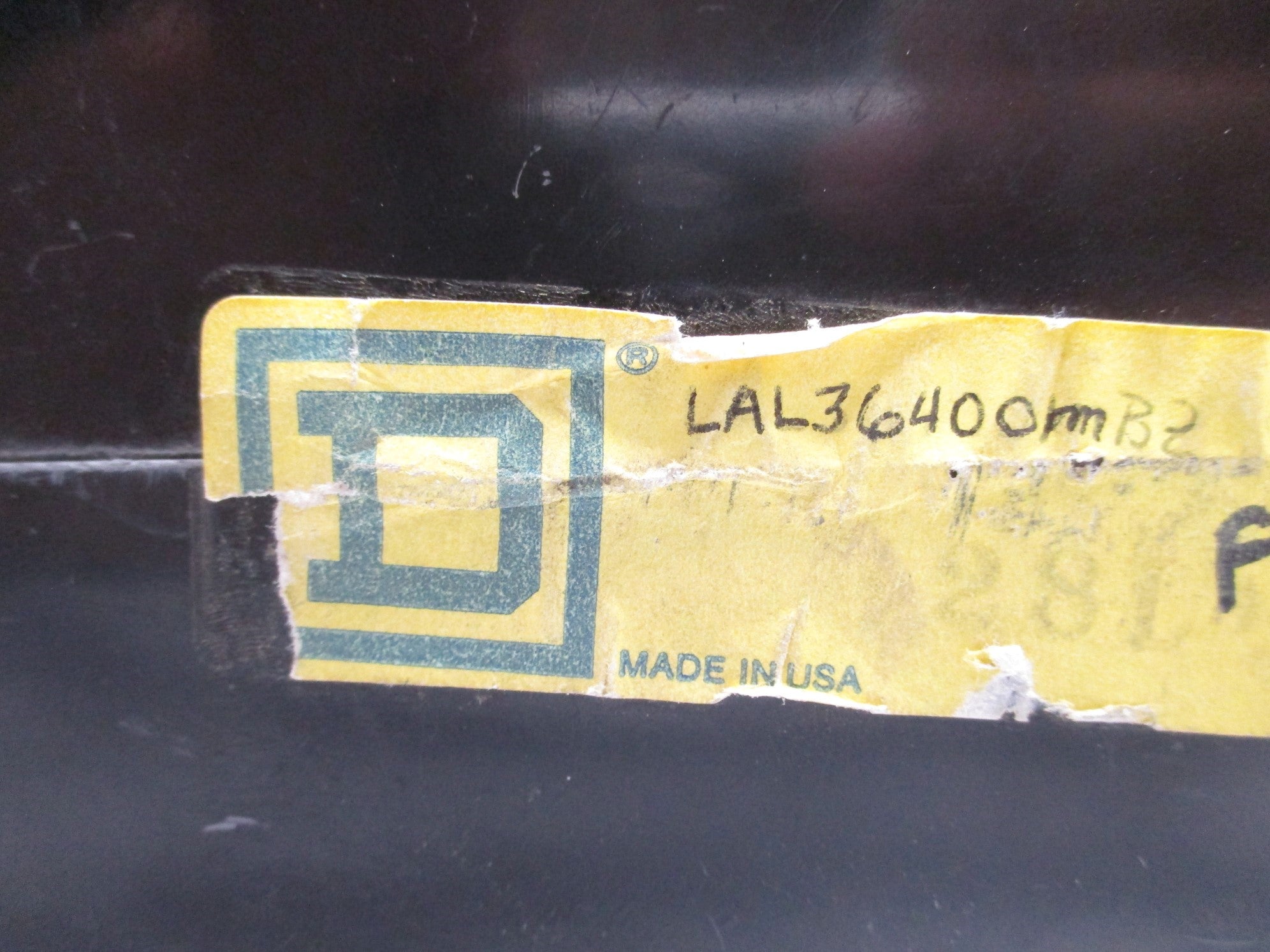 SQUARE D LAL36400MBZ 600VAC 400A UNMP