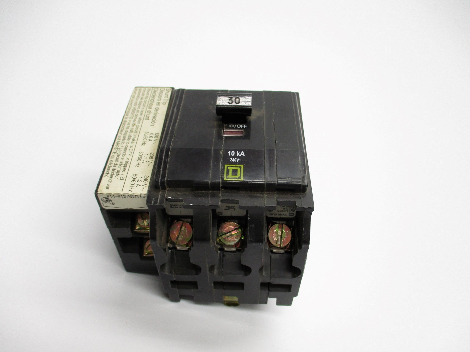 SQUARE D QOB3301021 30A 240V UNMP