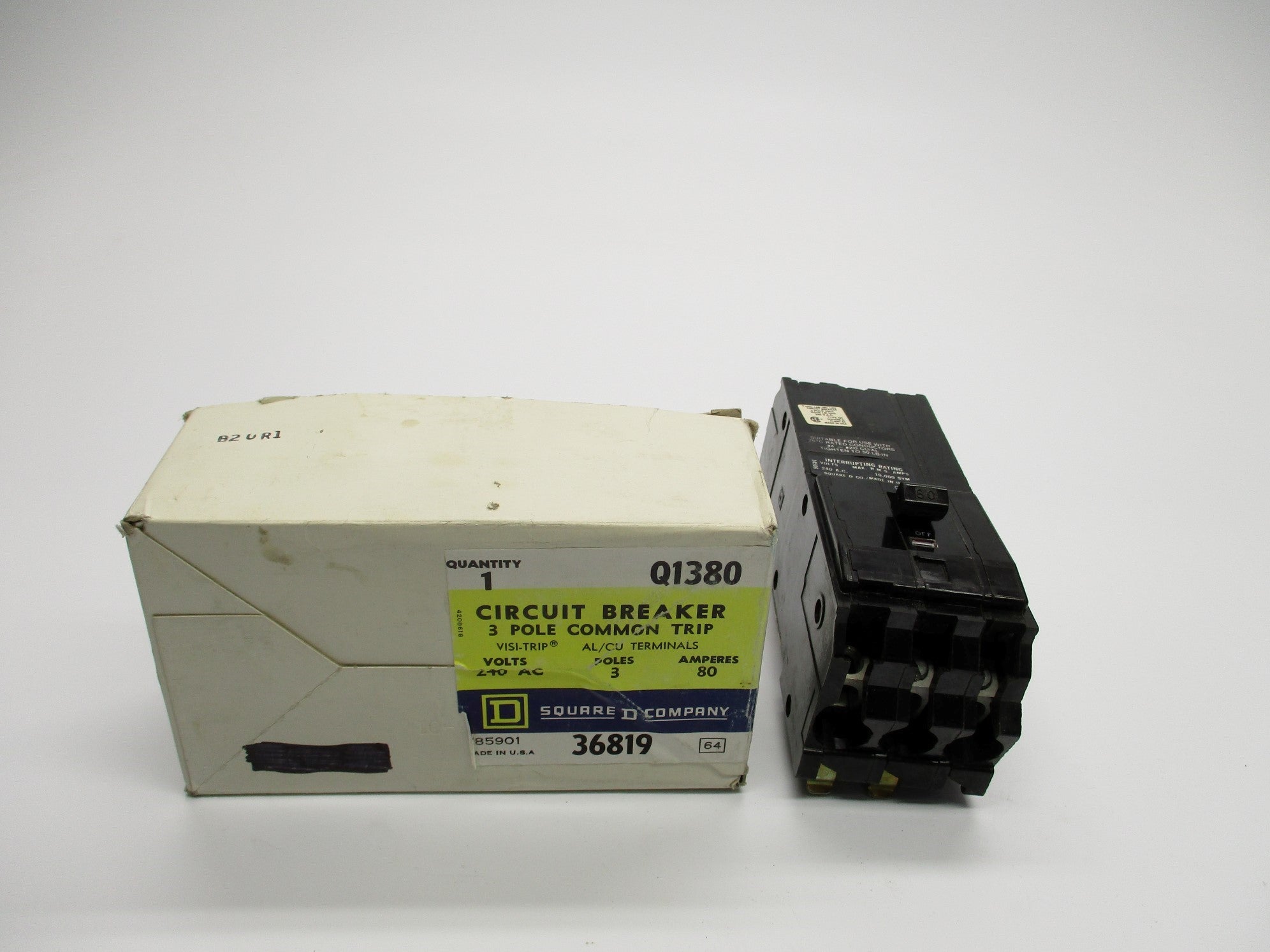 SQUARE D Q1380 80A 240V NSMP