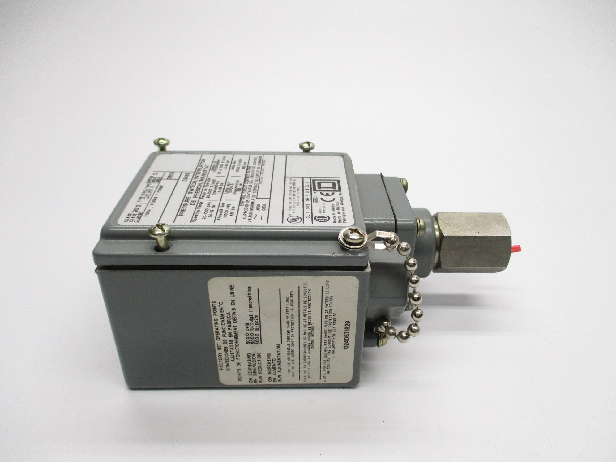 SQUARE D 9012-GCW-1 SER. C NSNP
