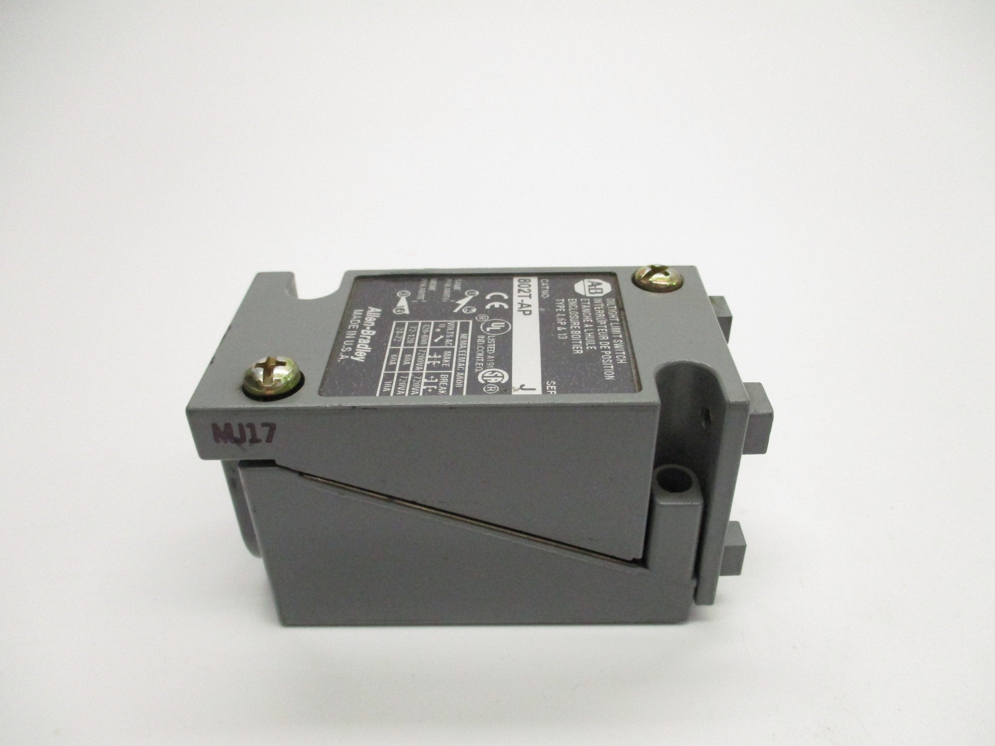 ALLEN BRADLEY 802T-AP SER. J (AS PICTURED) NSNP