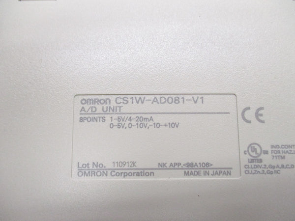 OMRON CS1W-AD081-V1 NSNP