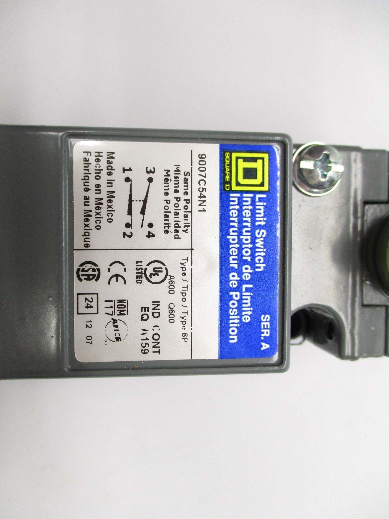 SQUARE D 9007C54N1 SER. A NSNP