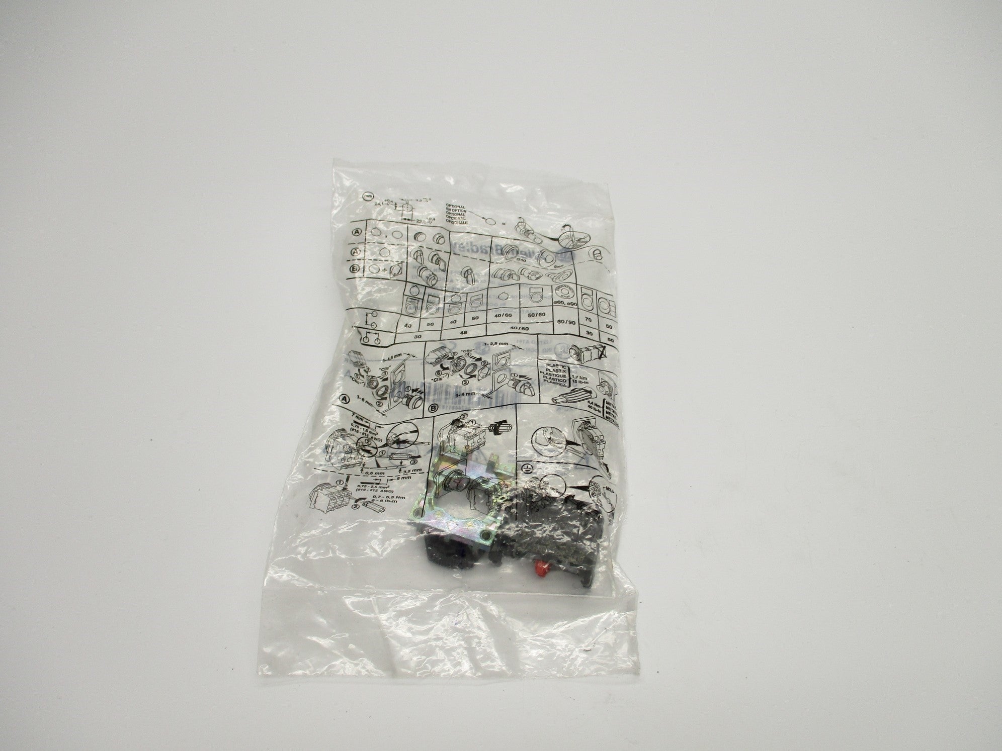 ALLEN BRADLEY 800F-MX01 SER. A (WH) NSMP