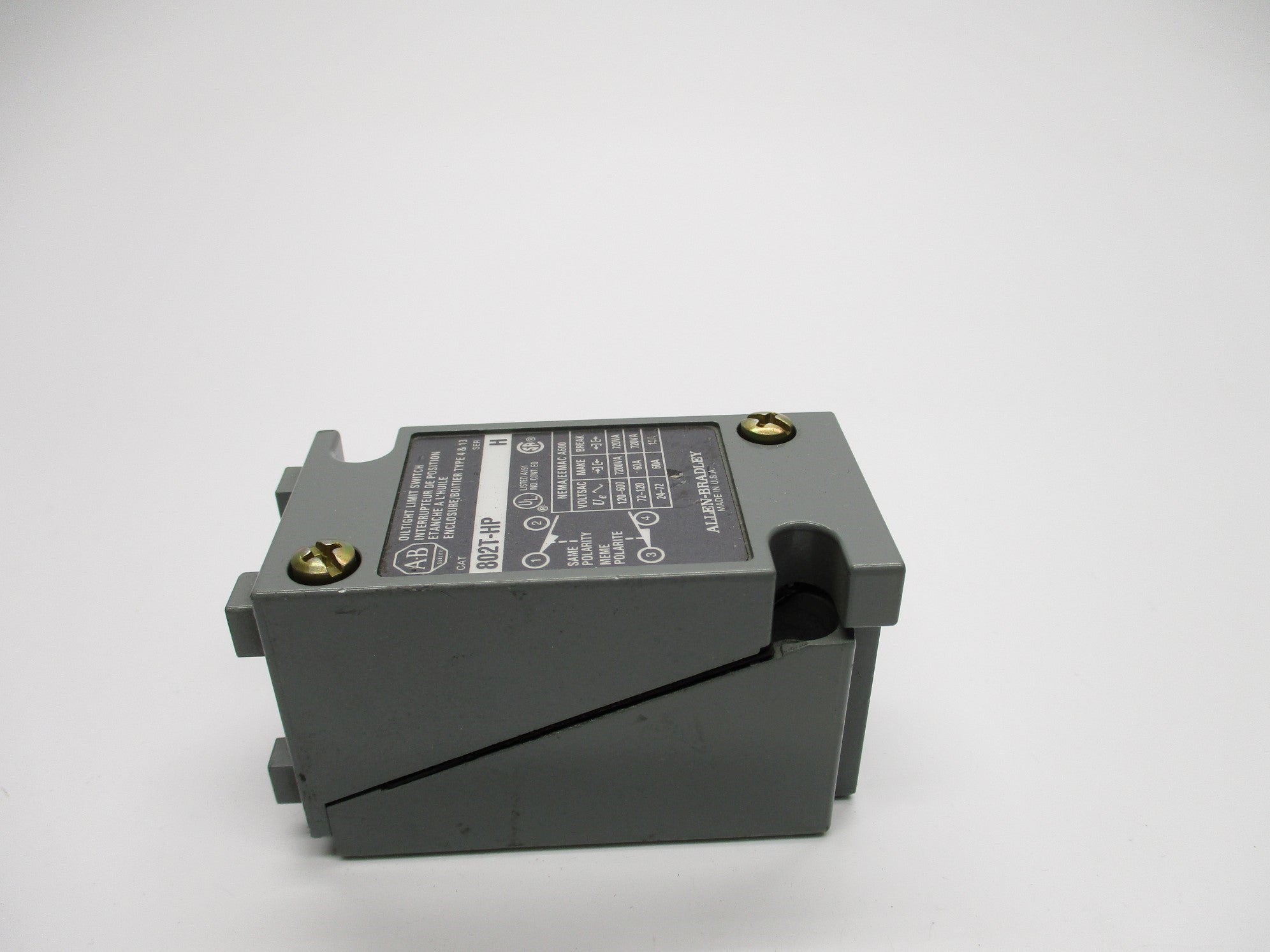 ALLEN BRADLEY 802T-HP SER. H (AS PICTURED) NSNP