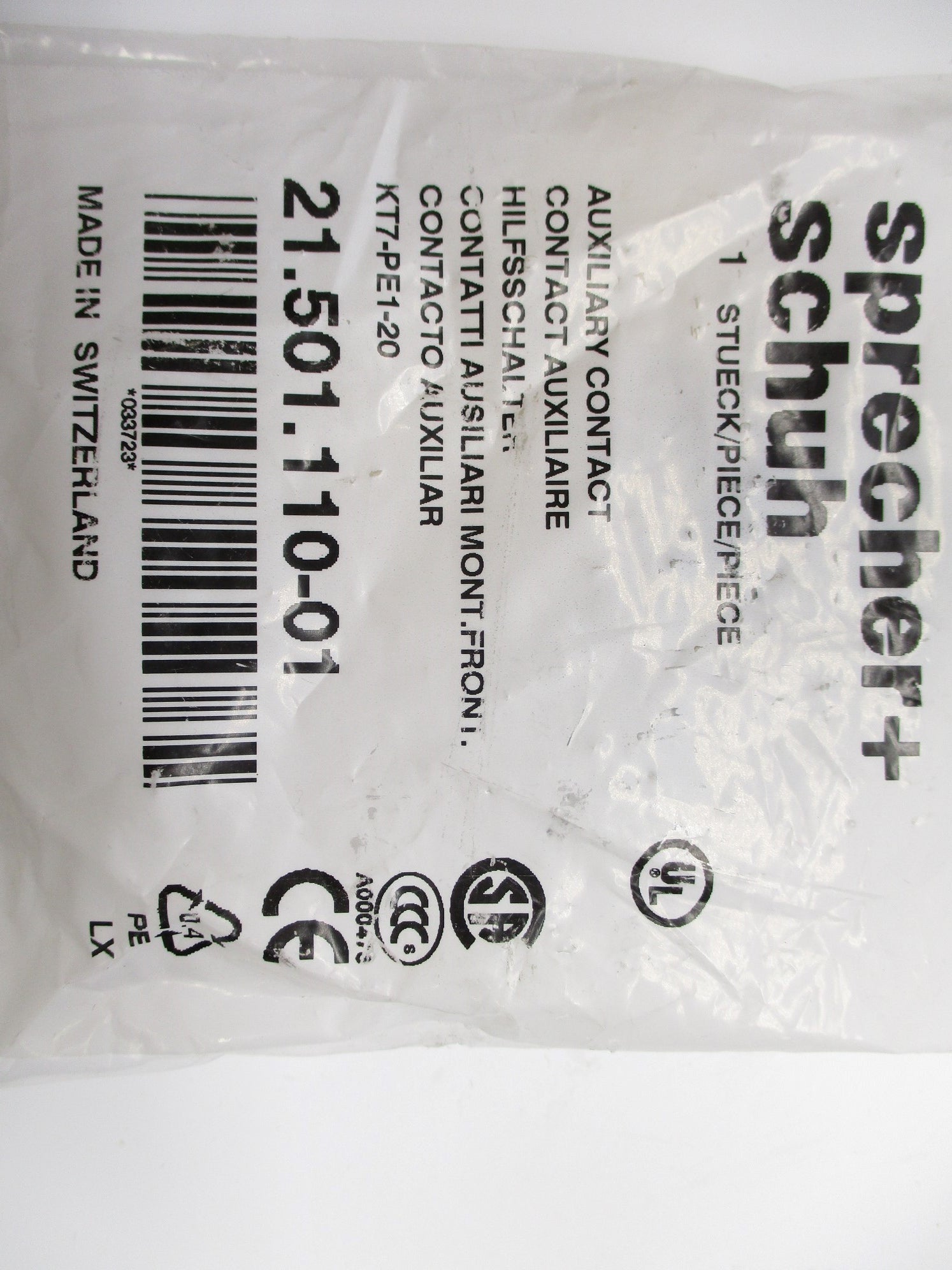 SPRECHER+SCHUH KT7-PE1-20 NSMP