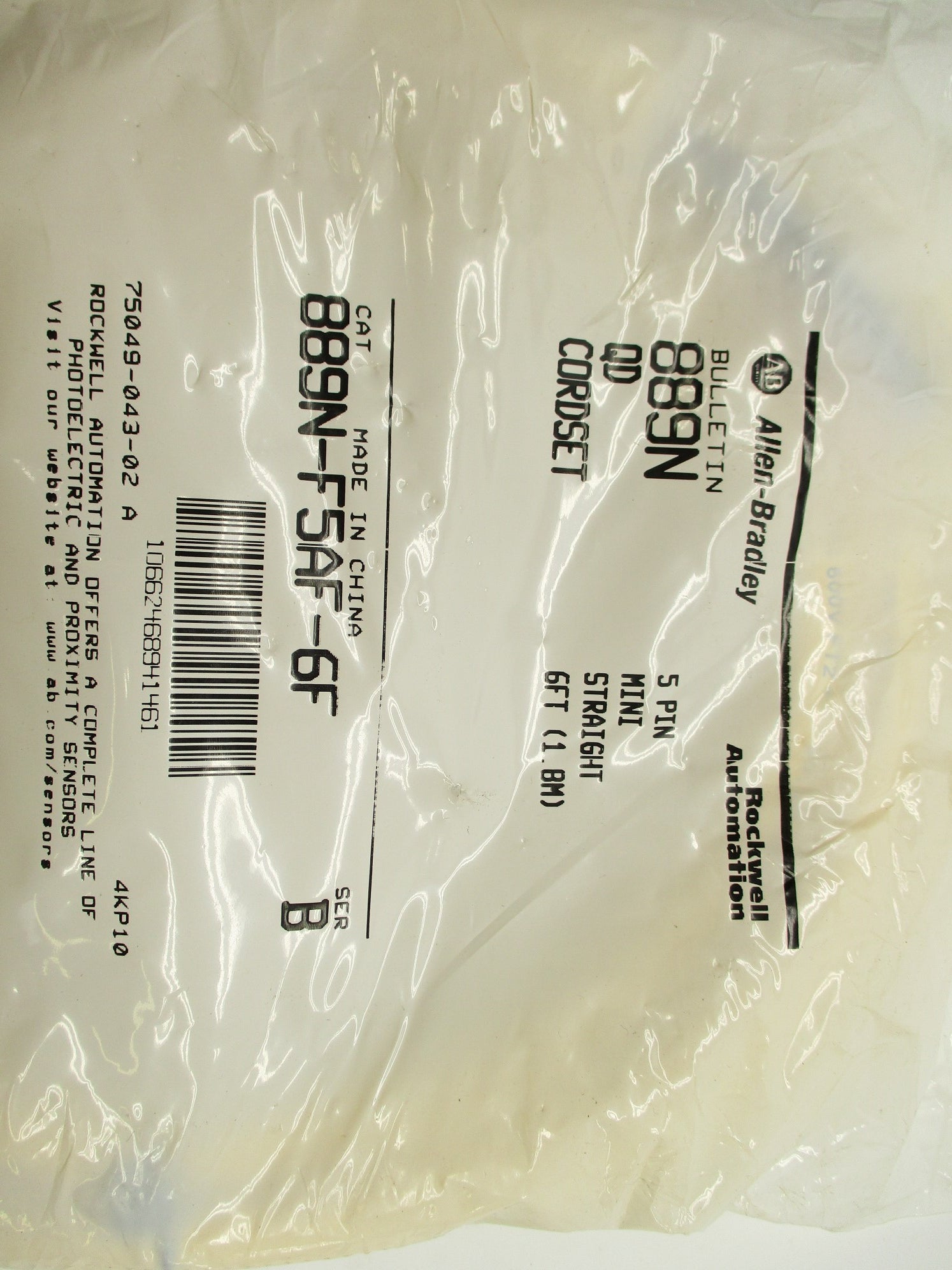 ALLEN BRADLEY 889N-F5AF-6F SER. B NSMP