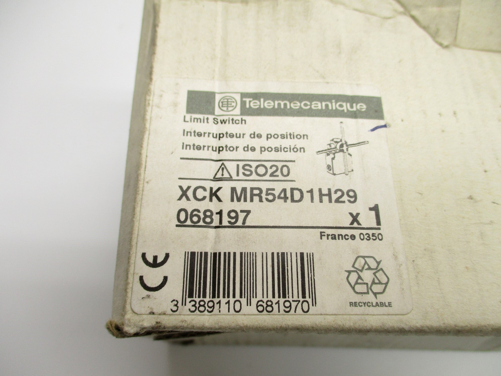 TELEMECANIQUE XCKMR54D1H29 NSMP