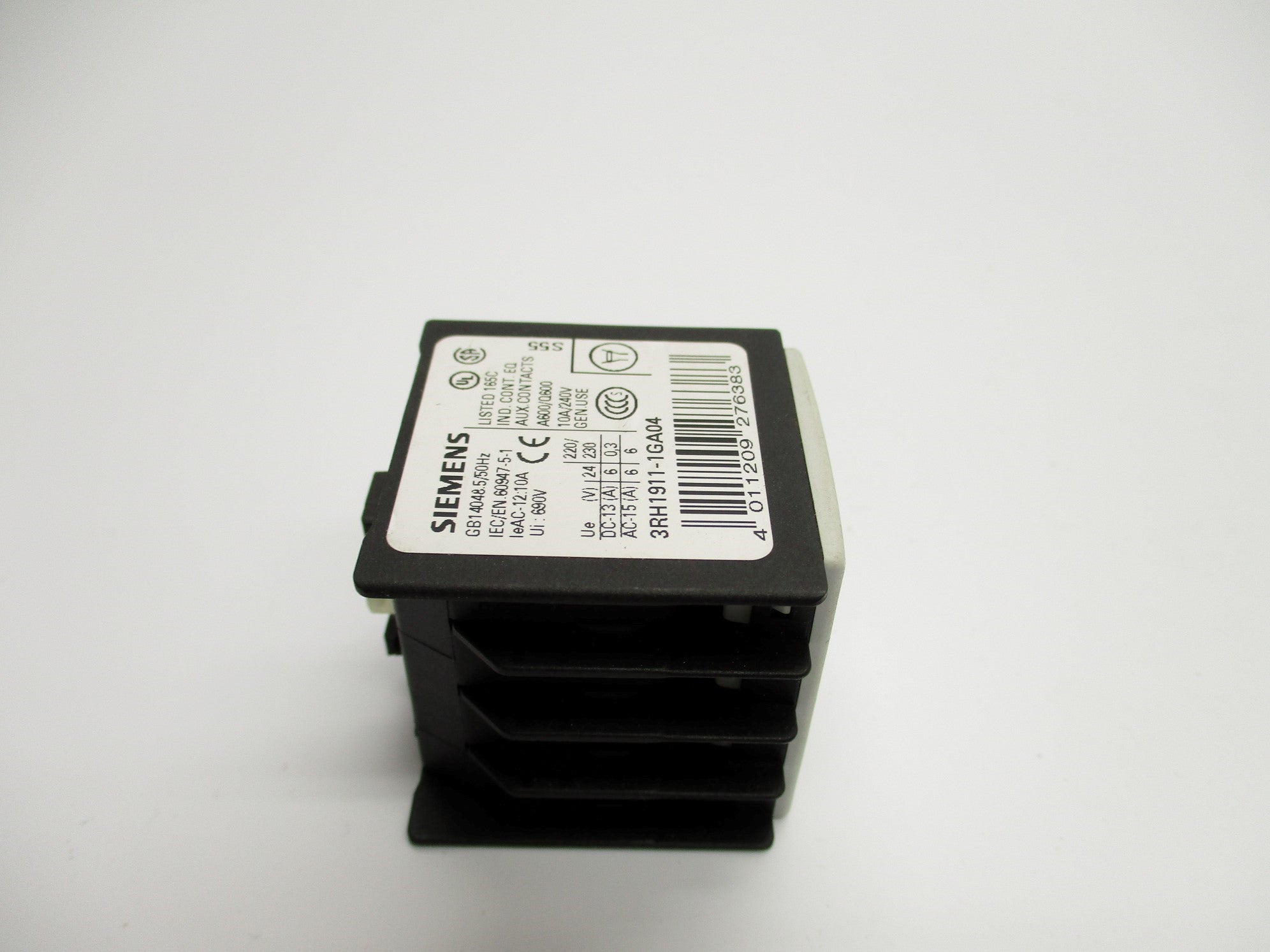 SIEMENS 3RH1911-1GA04 240V 10A NSNP