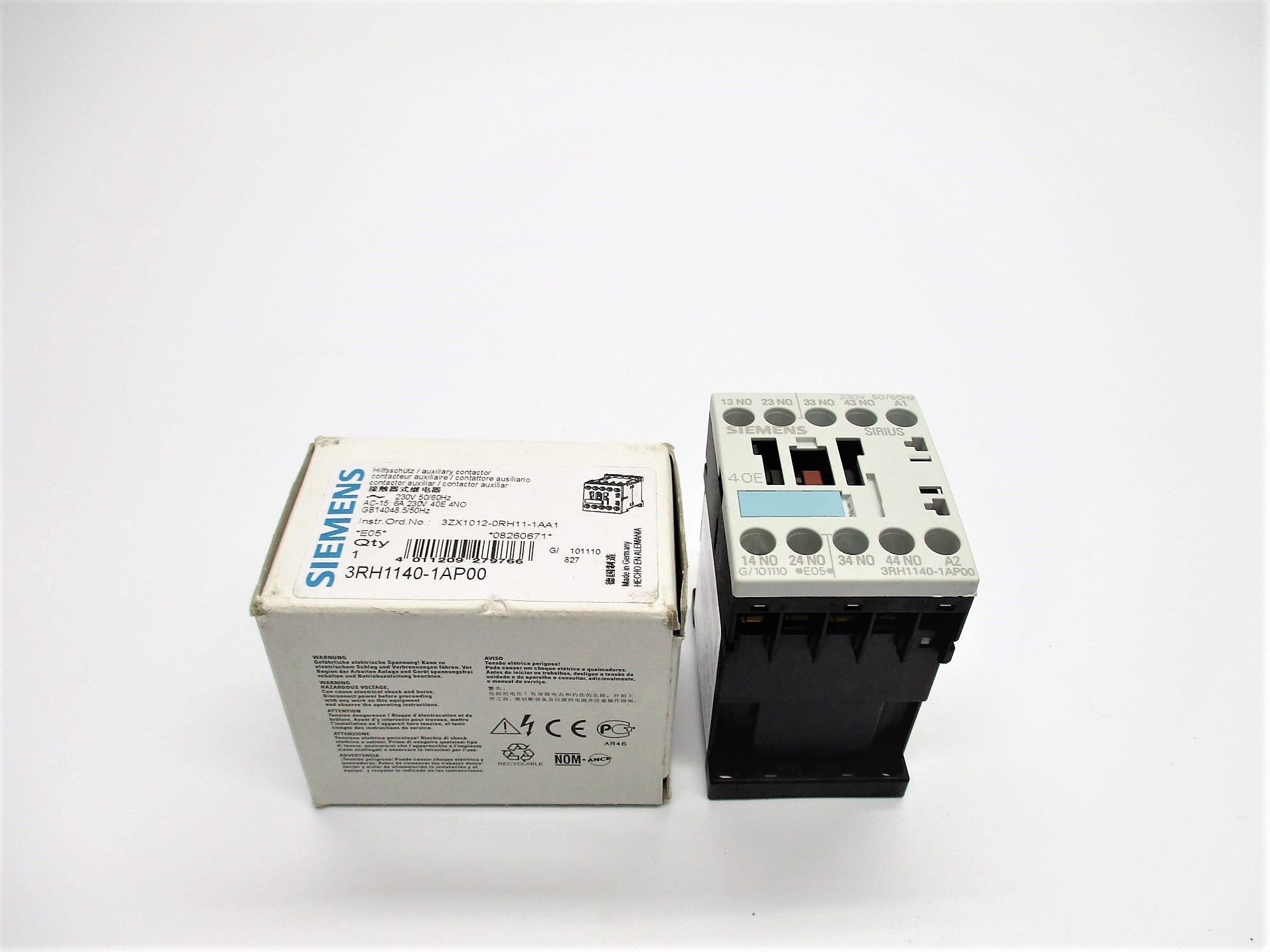 SIEMENS 3RH1140-1AP00 230V NSMP