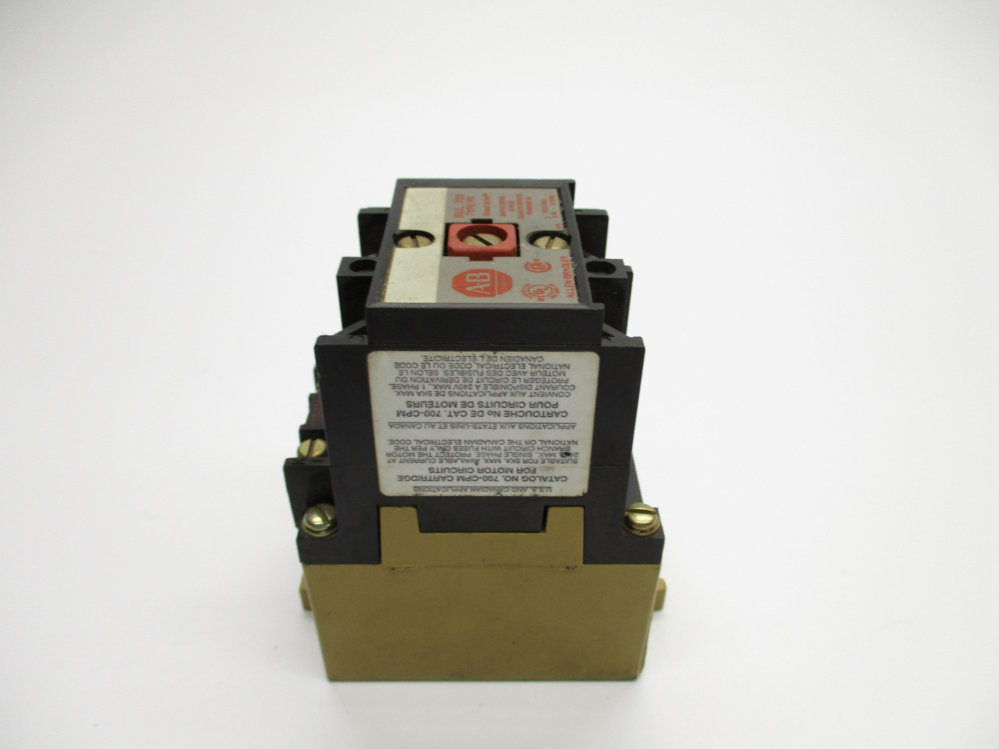 ALLEN BRADLEY 700-PK400A1 SER. B NSNP