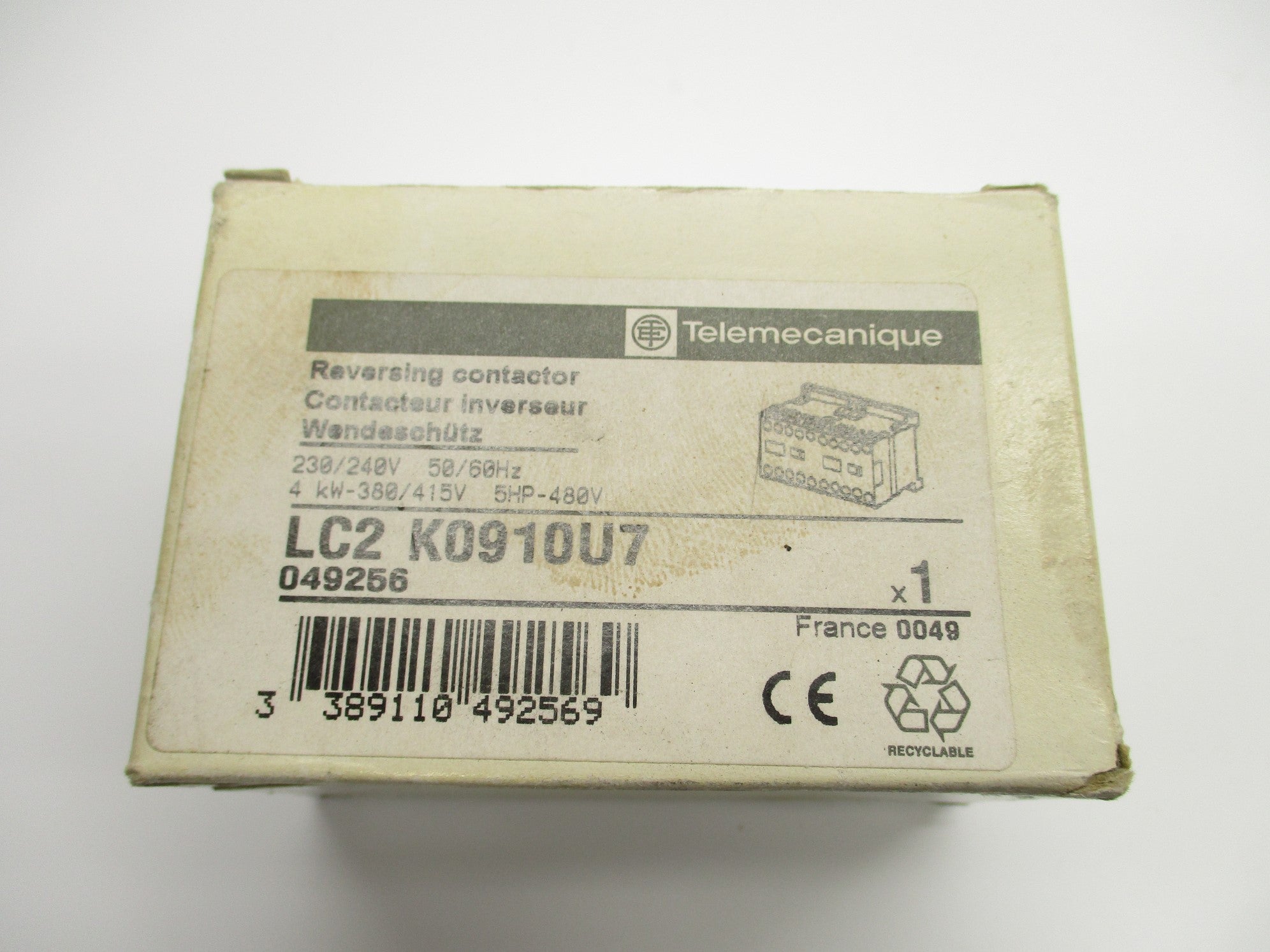 TELEMECANIQUE LC2K0910U7 230/240V NSMP