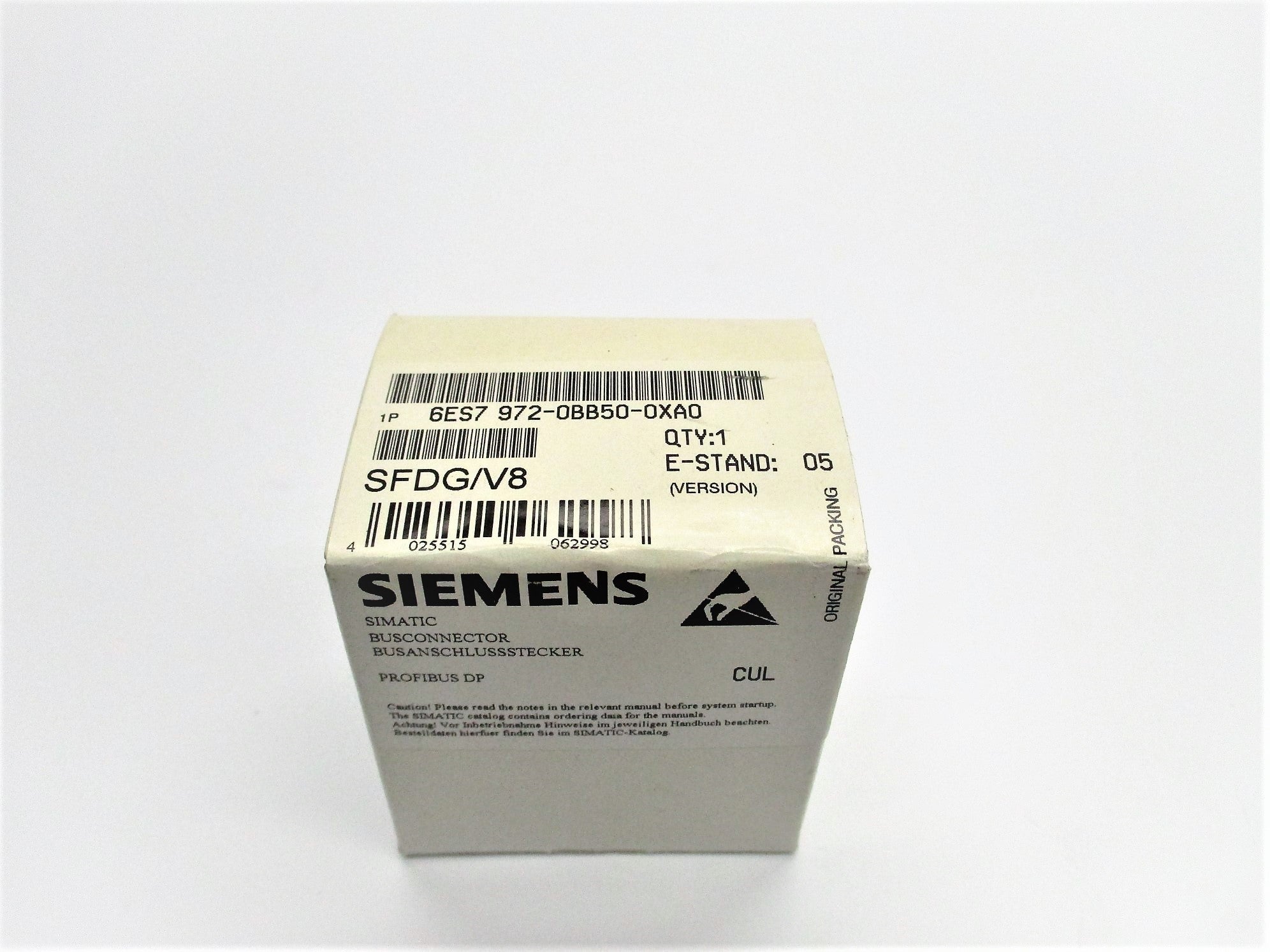 SIEMENS 6ES7972-0BB50-0XA0 NSFS