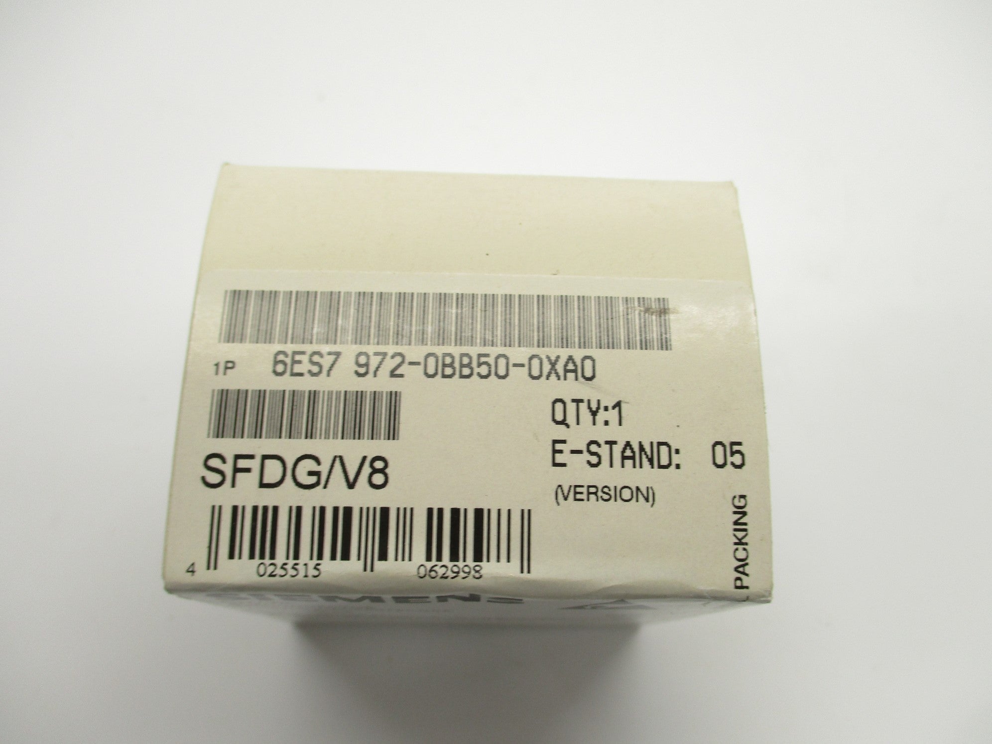 SIEMENS 6ES7972-0BB50-0XA0 NSFS