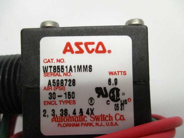 ASCO WT8551A1MMS 24V UNMP