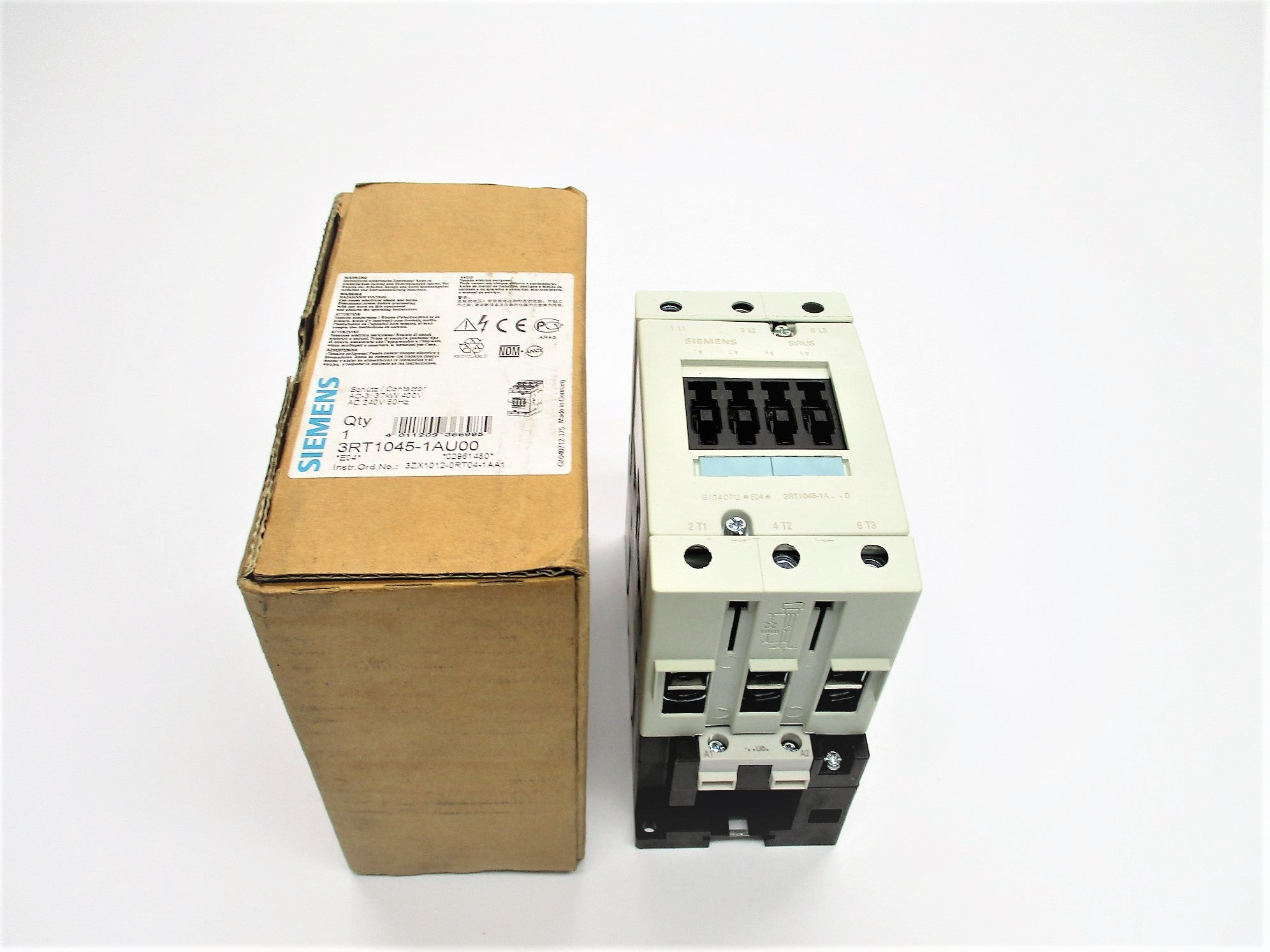 SIEMENS 3RT1045-1AU00 240VAC NSMP