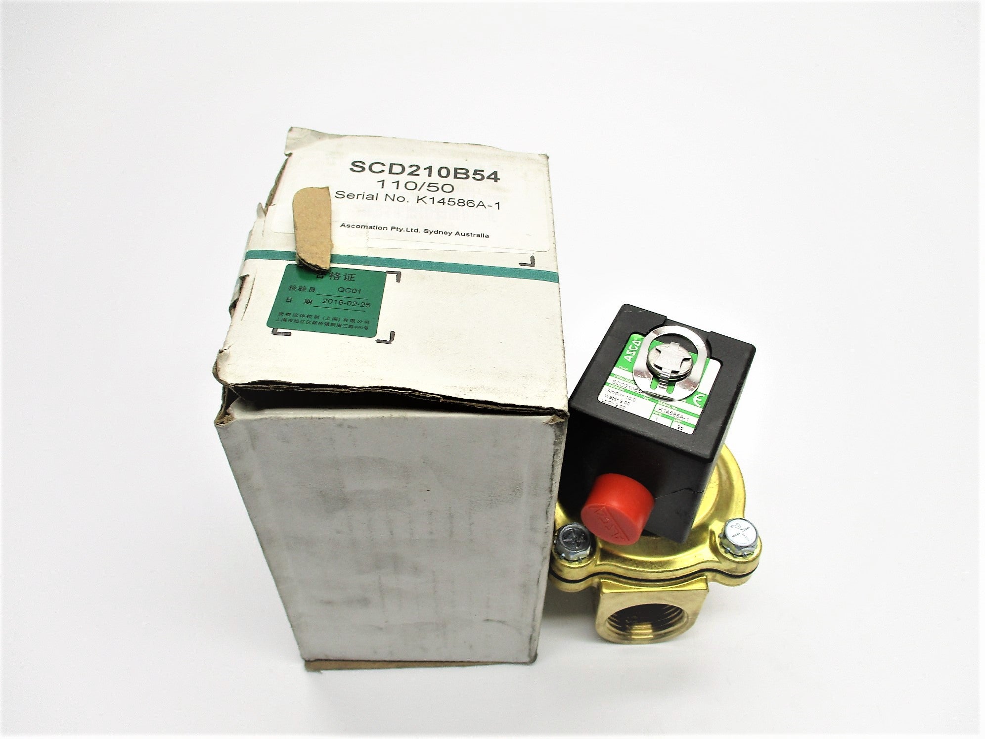 ASCO SCD210B54 110V 1" NSMP