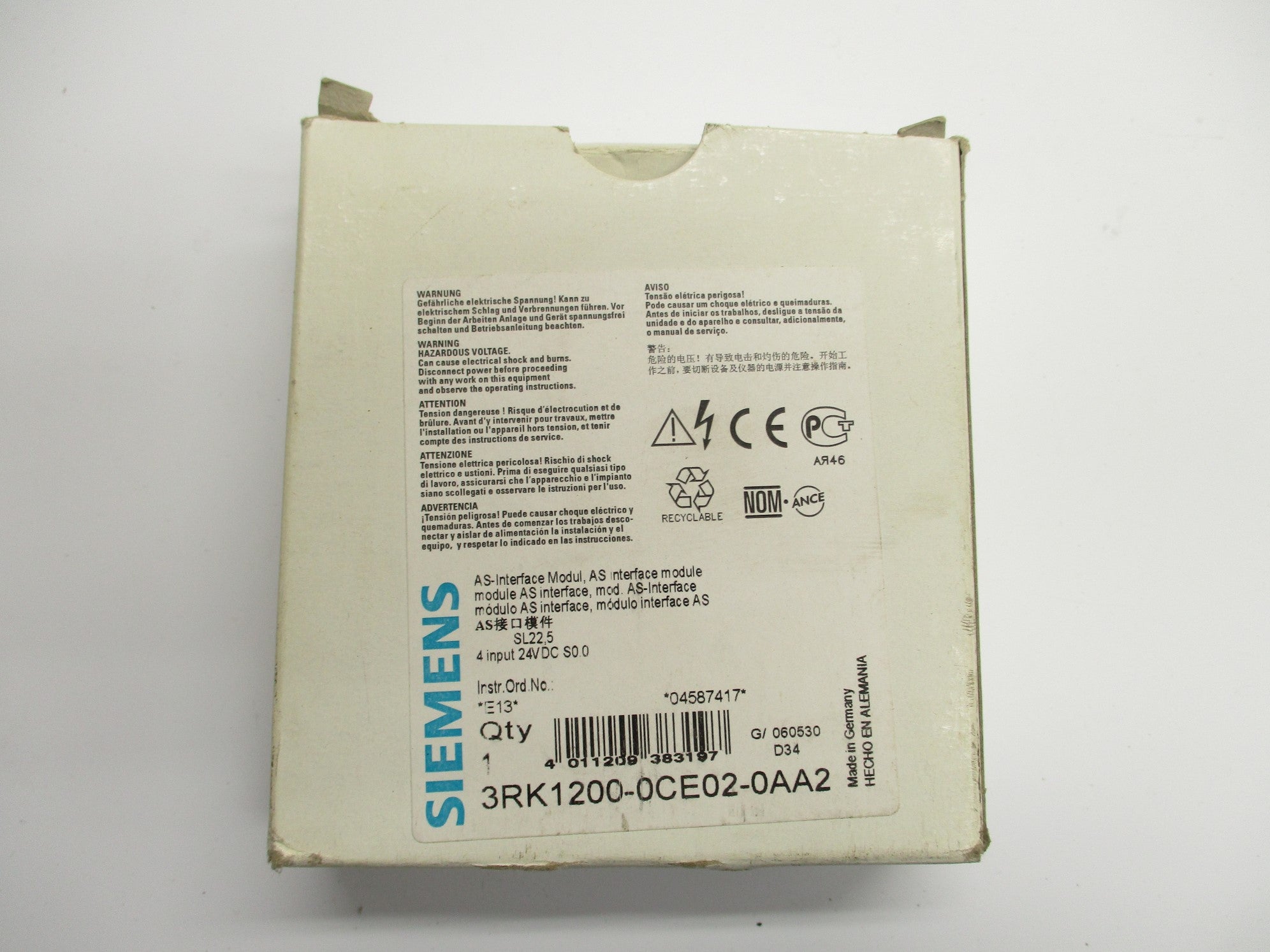 SIEMENS 3RK1200-0CE02-0AA2 NSMP