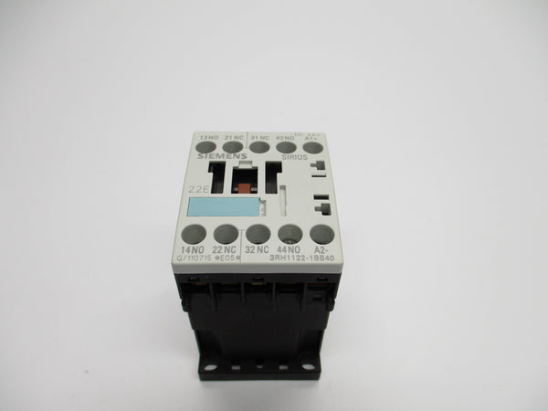 SIEMENS 3RH1122-1BB40 24VDC 10A NSMP