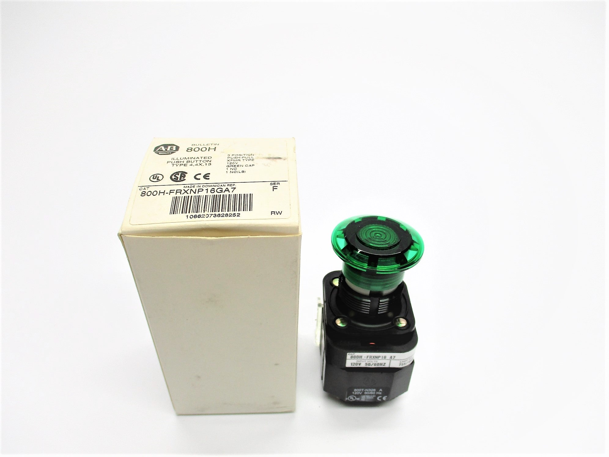 ALLEN BRADLEY 800H-FRXNP16GA7 SER. F (WH) NSMP