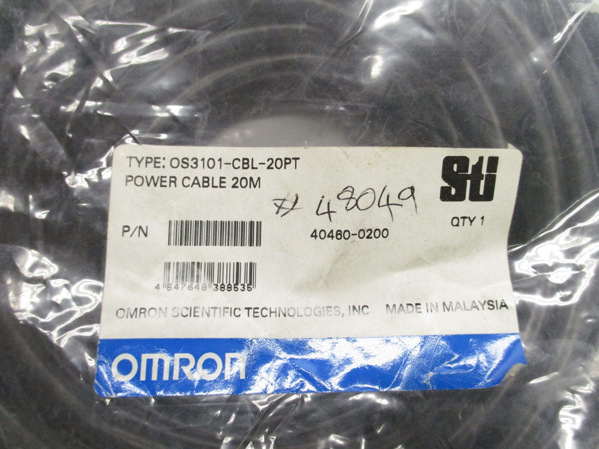OMRON OS3101-CBL-20PT NSMP