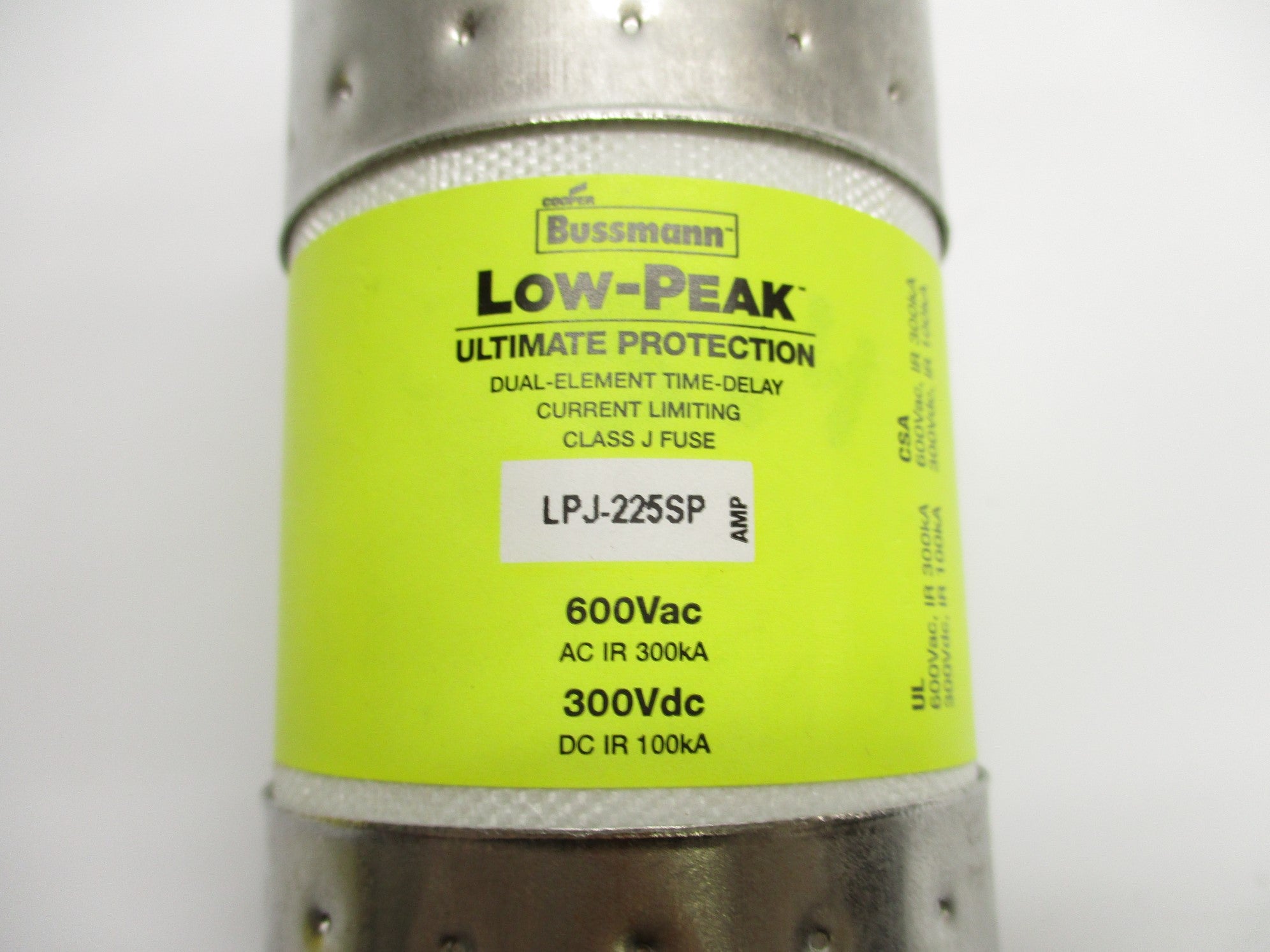 BUSSMANN LPJ-225SP 600VAC 225A NSMP