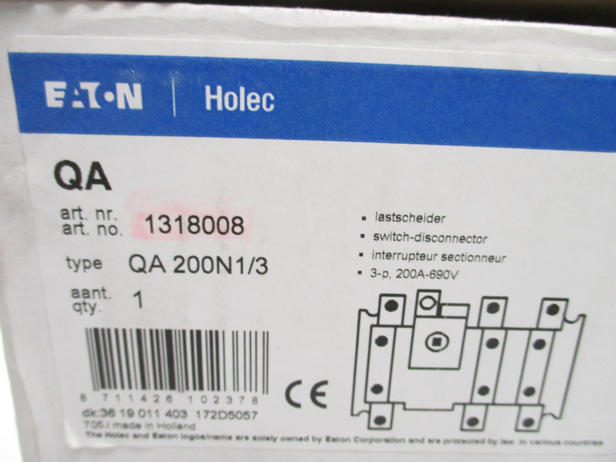 EATON QA200N1/3 NSMP