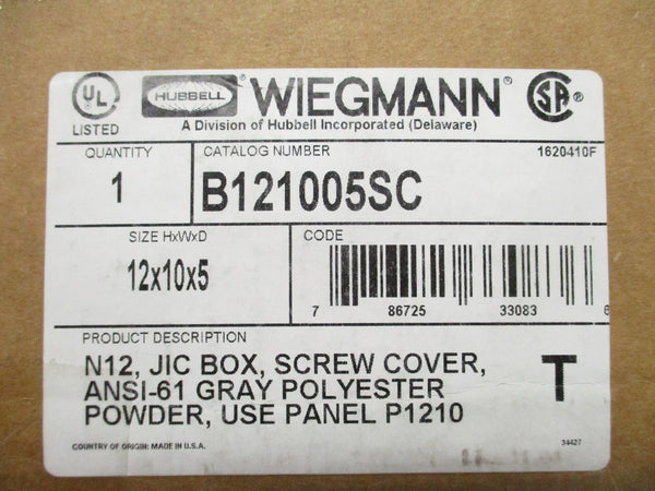 HUBBELL B121005SC NSMP