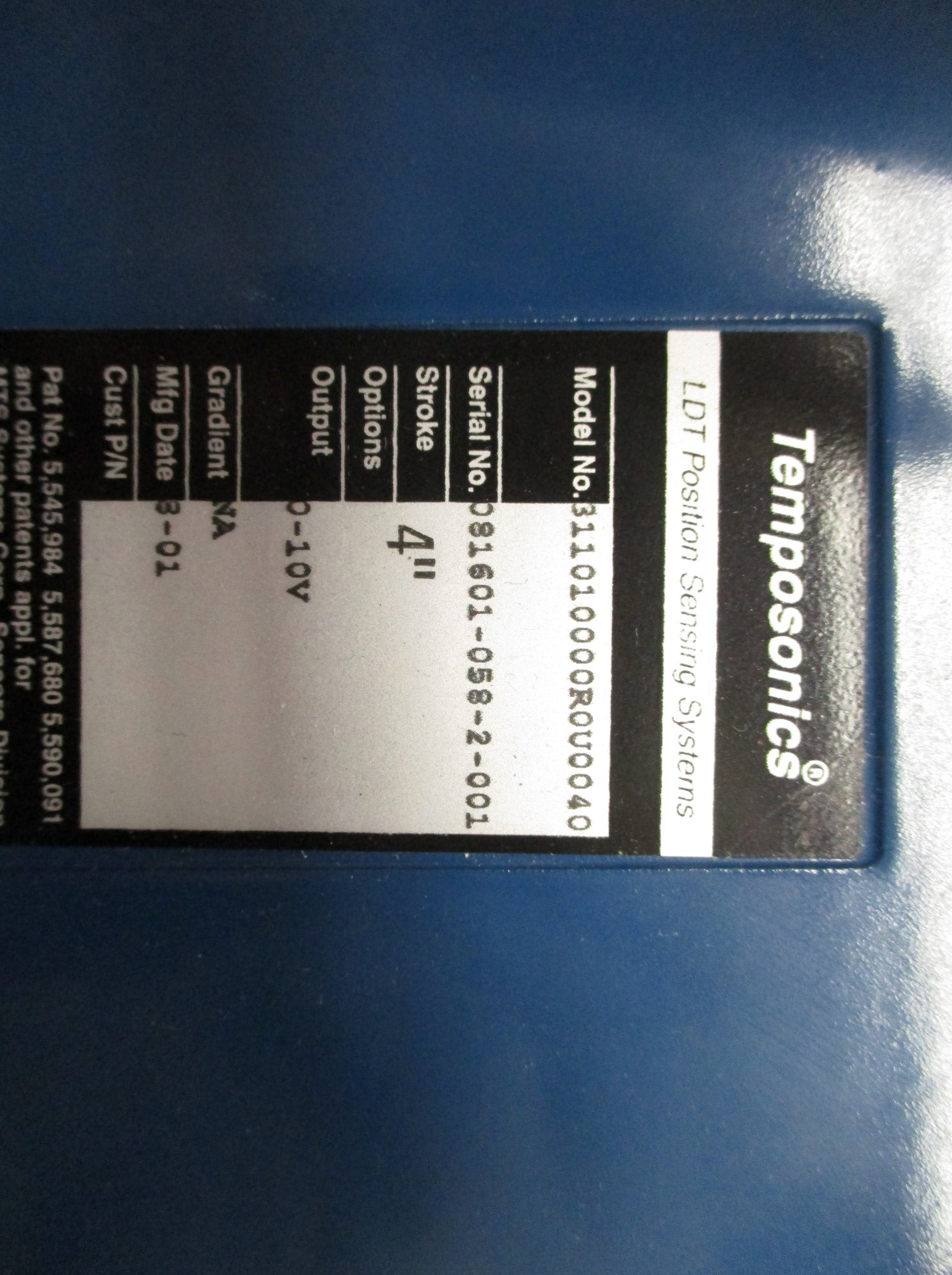 TEMPOSONICS 311010000R0U0040 NSNP