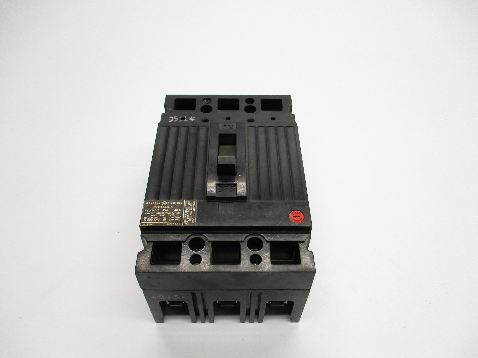 GENERAL ELECTRIC TED134015 480VAC 15A UNMP
