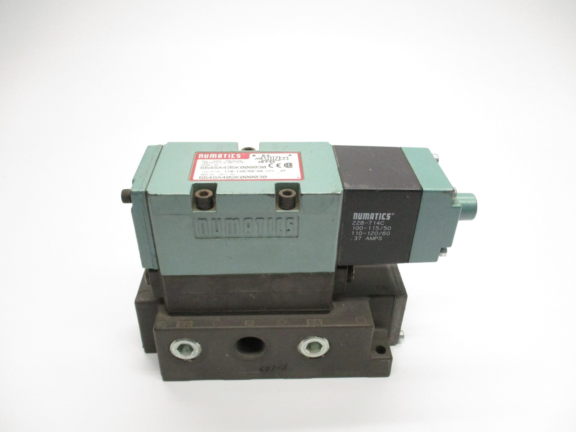NUMATICS 554SA435K000030 110-120V NSNP