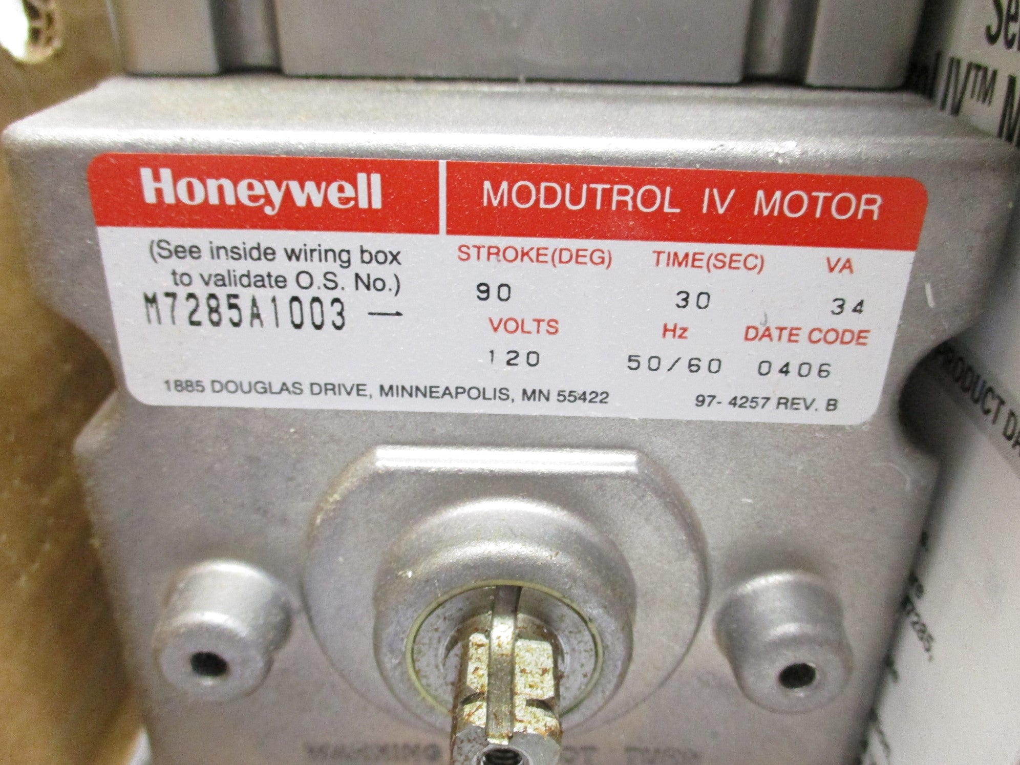 HONEYWELL M7285A1003 NSMP