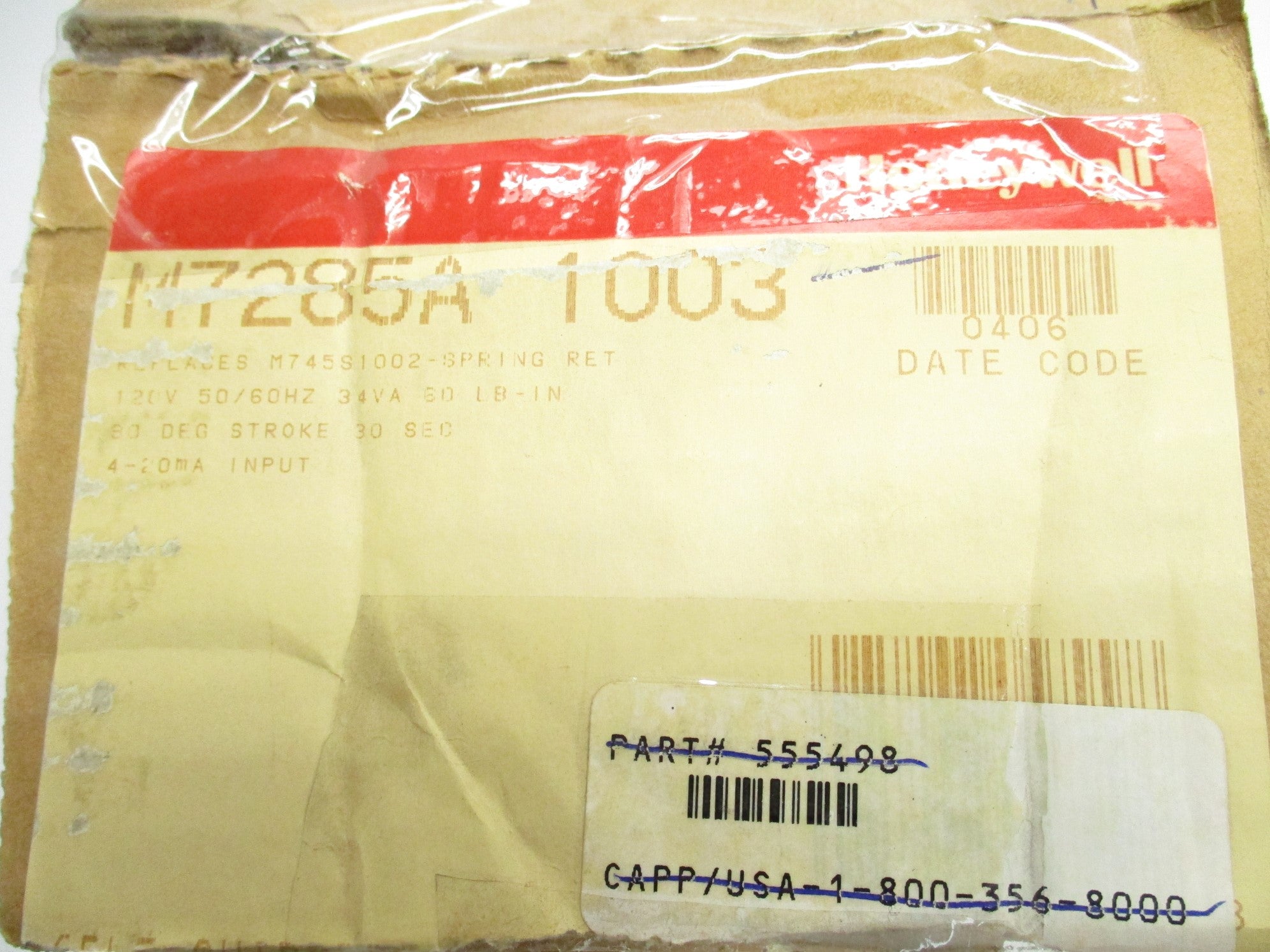 HONEYWELL M7285A1003 NSMP